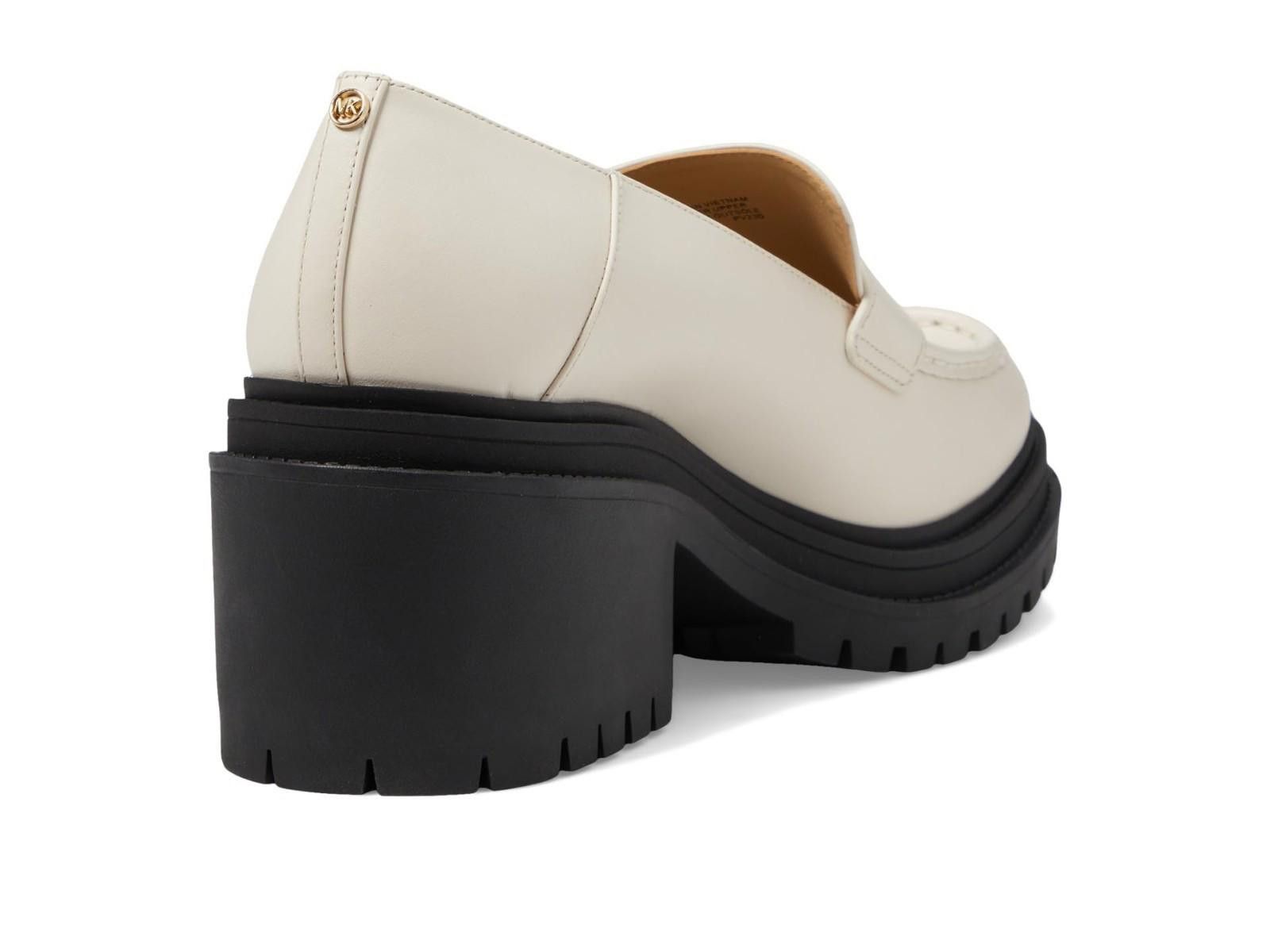 Michael Kors Michael Kors Rocco Heeled Loafer Light Cream 9.5 M-3" NEW Size US 9.5 / IT 39.5 - 2 Thumbnail
