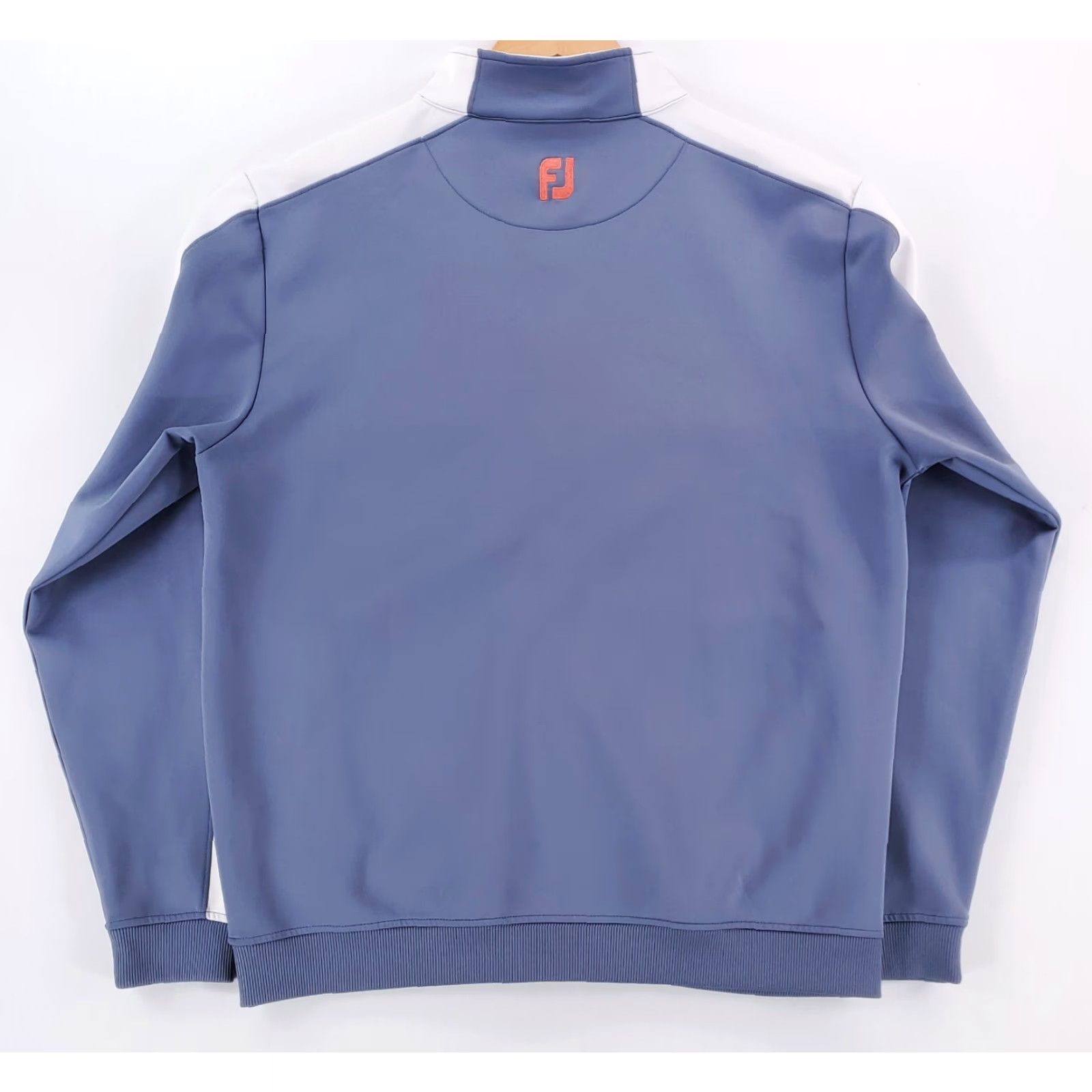 Footjoy FootJoy FJ Full Zip Jacket Blue Gray White Long Sleeve Performance Golf Mens L Windbreaker Size US L / EU 52-54 / 3 - 3 Thumbnail