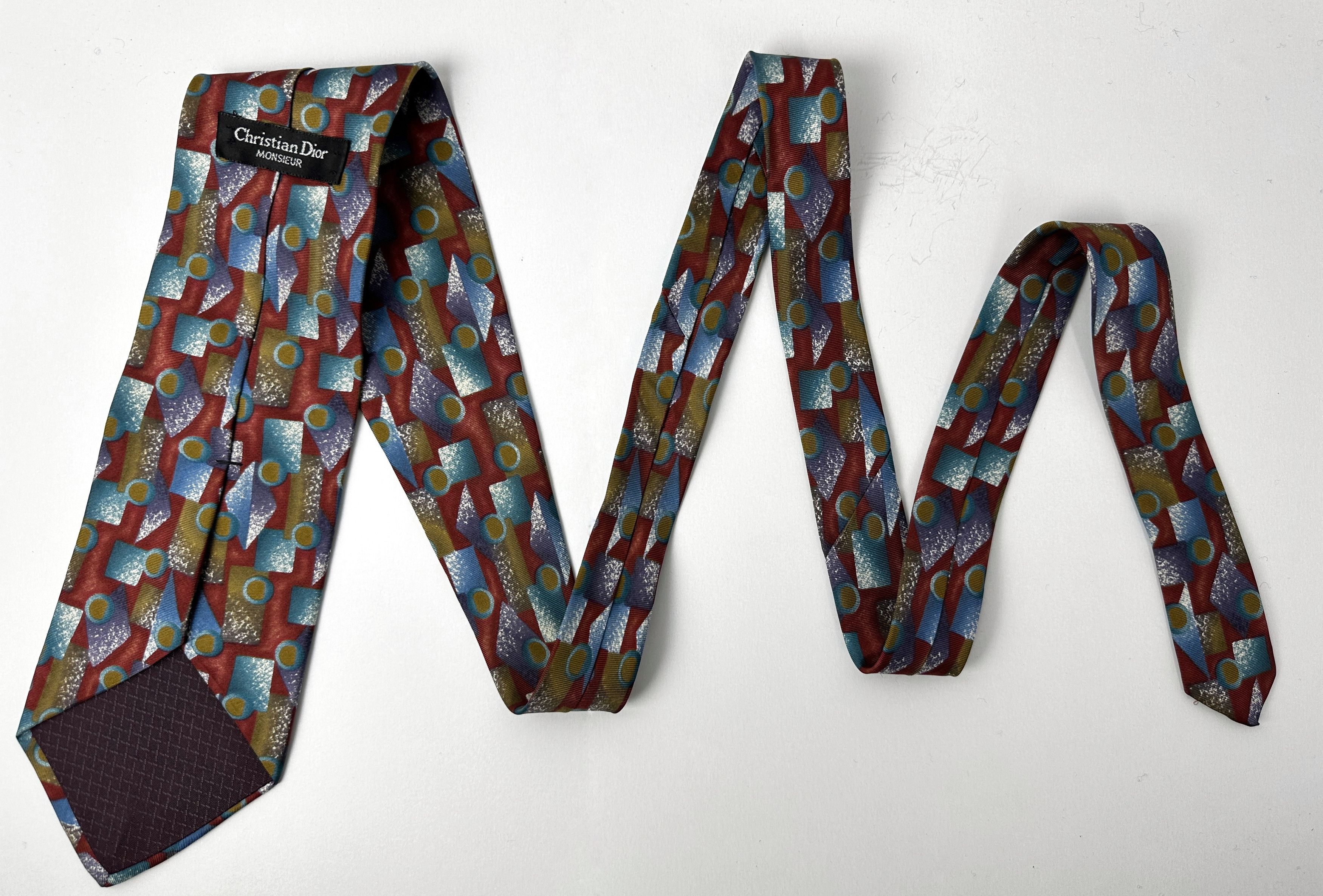 Dior Christian Dior Geometric Tie Size ONE SIZE - 1 Thumbnail