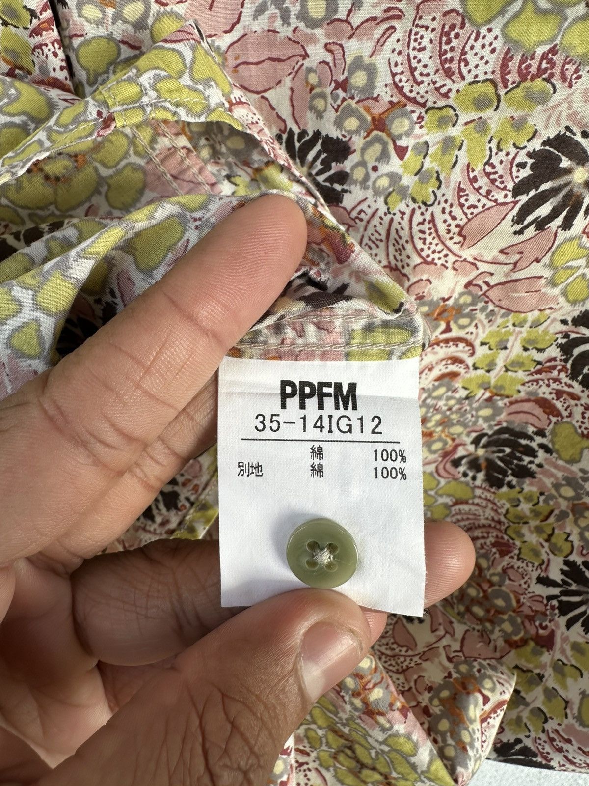 Japanese Brand × PPFM PPFM Floral Button Ups Size US M / EU 48-50 / 2 - 10 Thumbnail