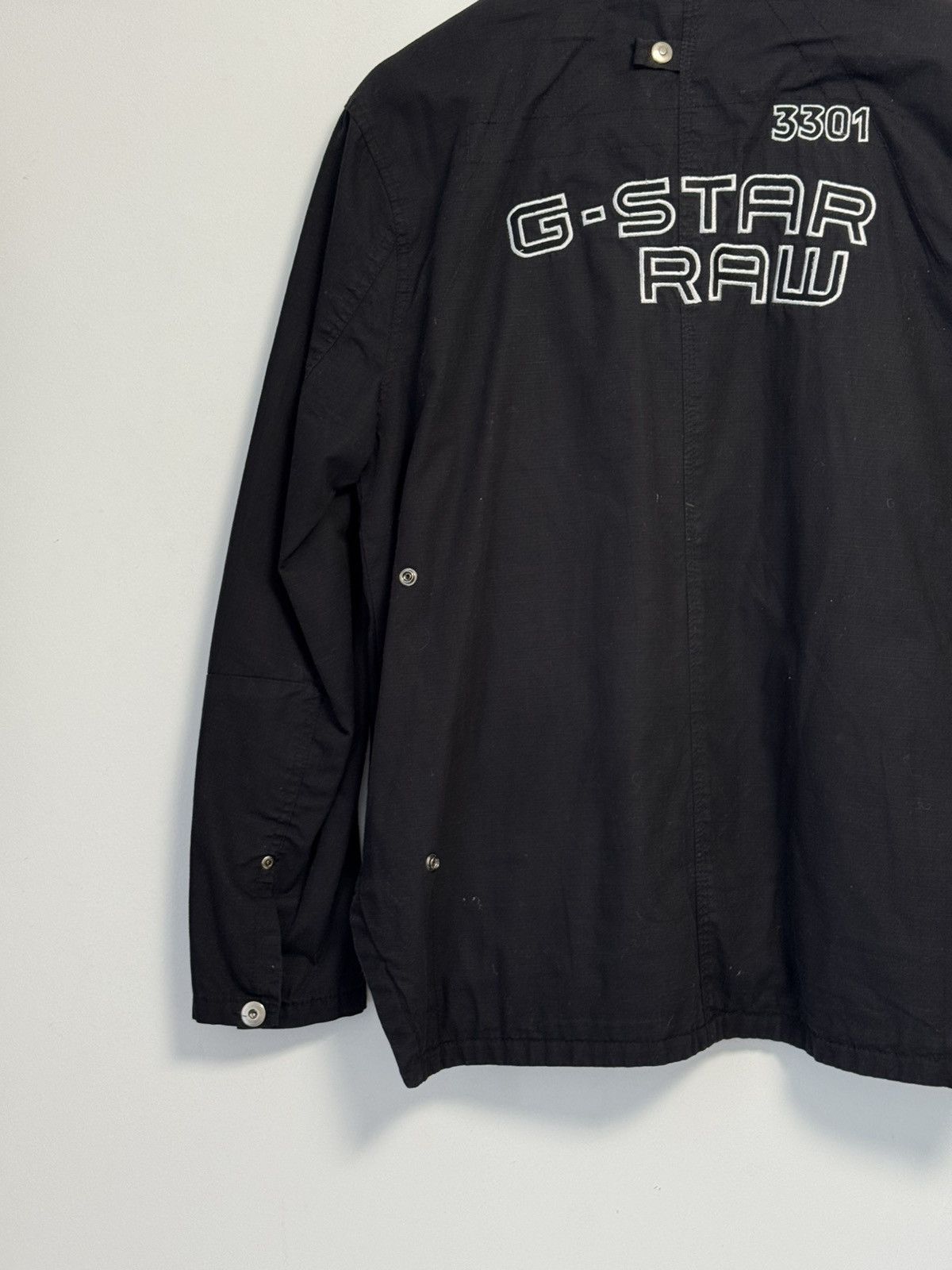 G-Star G-Star Raw Mens Multi Pocket Military Jacket Black Canvas Size US M / EU 48-50 / 2 - 18 Thumbnail