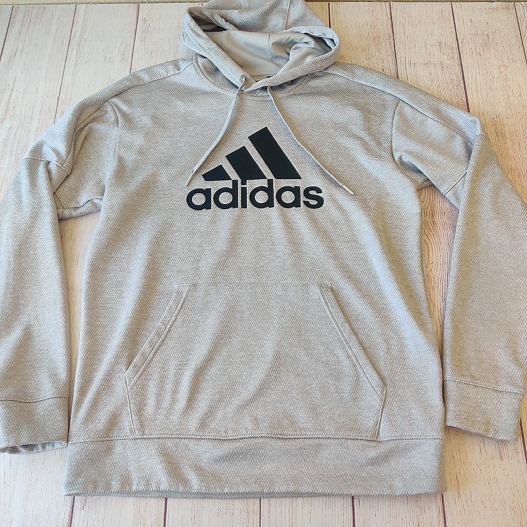 Adidas Men's Adidas pullover logo hoodie sz M Size US M / EU 48-50 / 2 - 3 Thumbnail