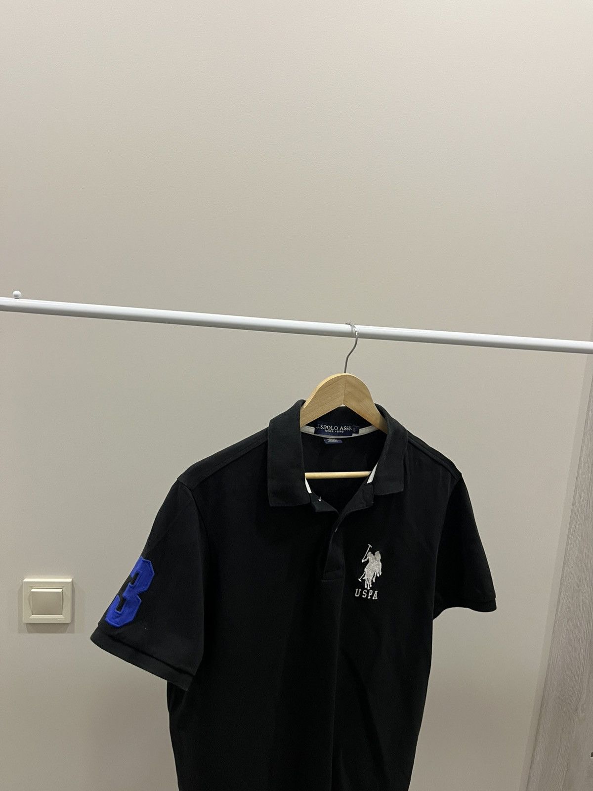 Polo Ralph Lauren Vintage Polo Ralph Lauren 3 Big Pony Polo Tee Y2K Black Size US L / EU 52-54 / 3 - 2 Thumbnail