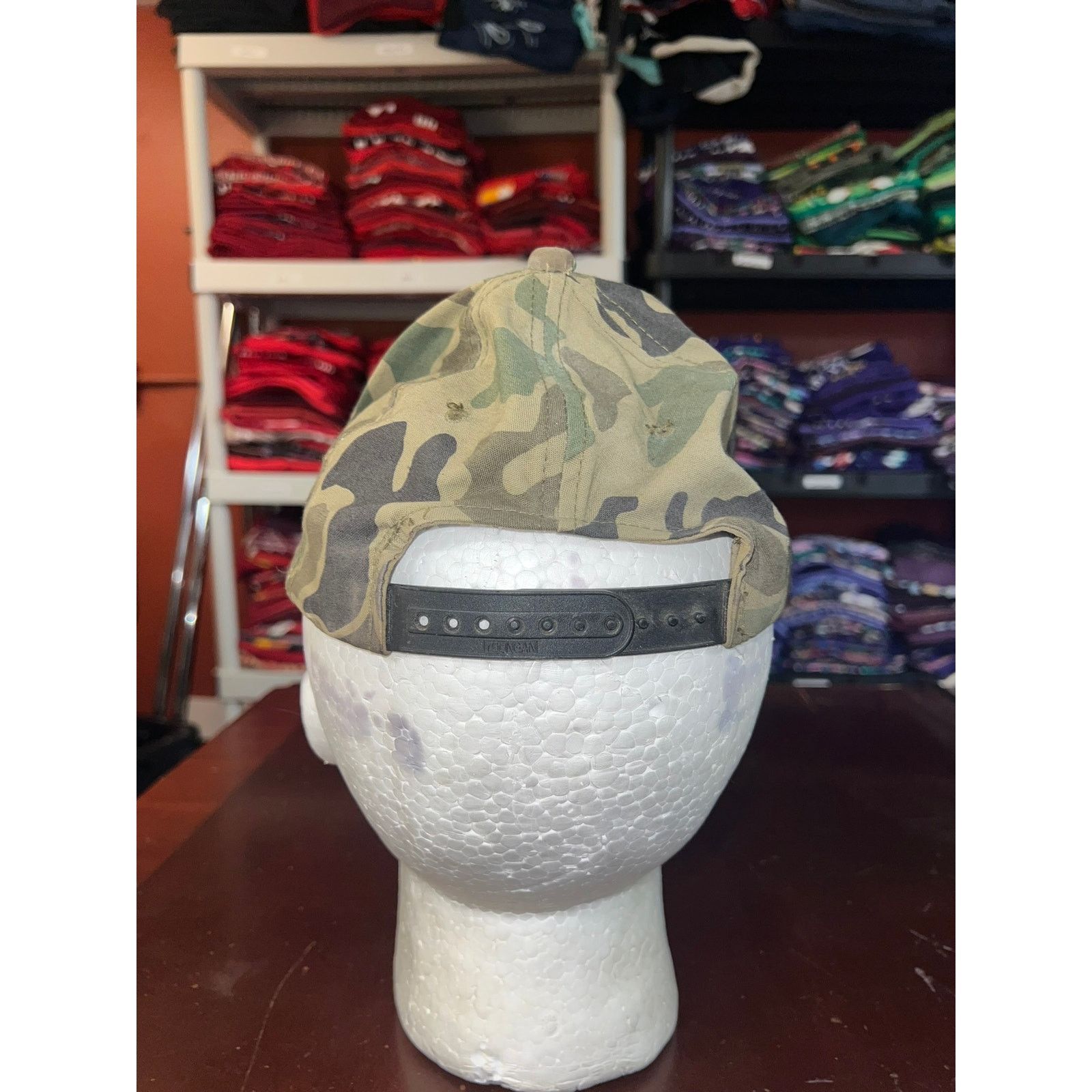 Vintage Vintage Bad To The Bone Hat Camo Green Cap Snapback VTG OS Size ONE SIZE - 6 Thumbnail