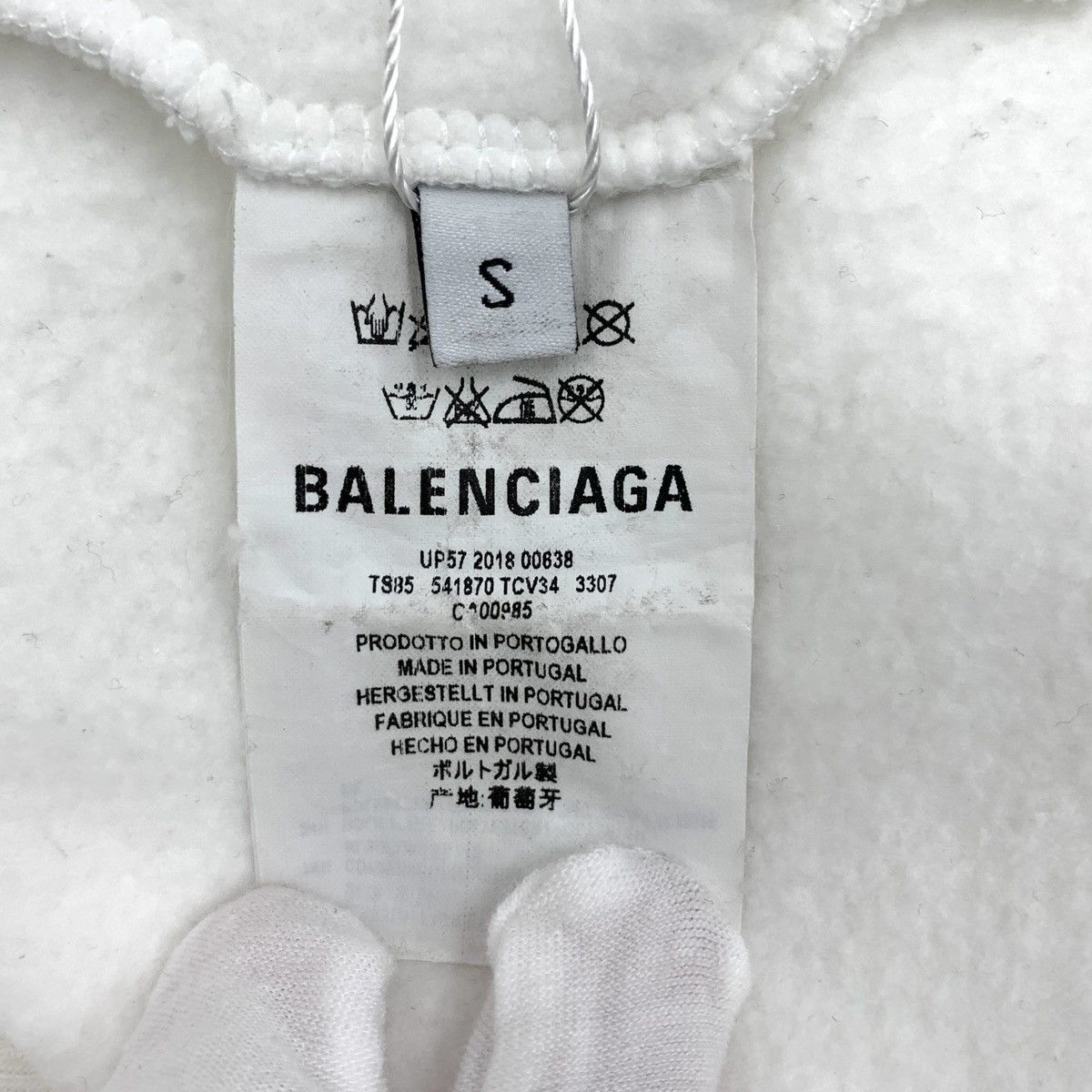 Balenciaga Balenciaga x WFP Hooded Long Sleeve Sweatshirt K26WX Size US S / EU 44-46 / 1 - 6 Thumbnail