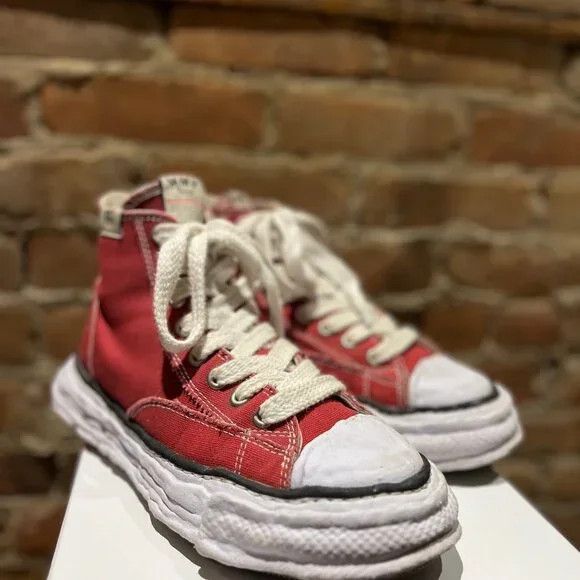 Maison MIHARA YASUHIRO Maison Mihara Yasuhiro Peterson OG Sole High Sneaker – Red Size US 8 / EU 41 - 3 Thumbnail