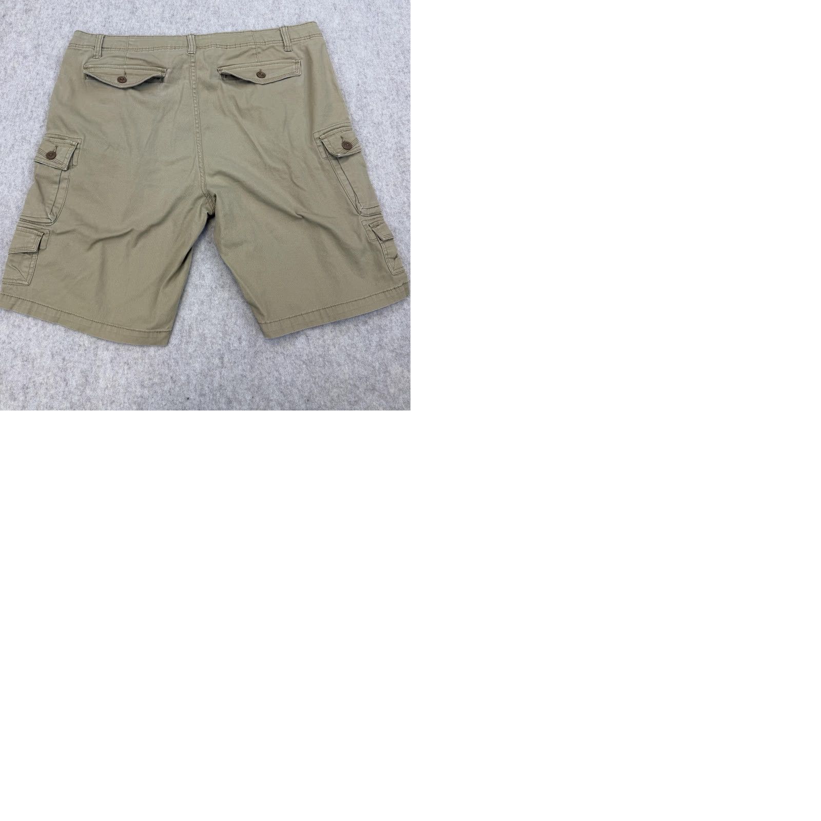 Vintage IRON CO. Cargo Shorts Mens 40 Beige Stretch Multi Pocket Casual Outdoor Size US 40 / EU 56 - 9 Thumbnail