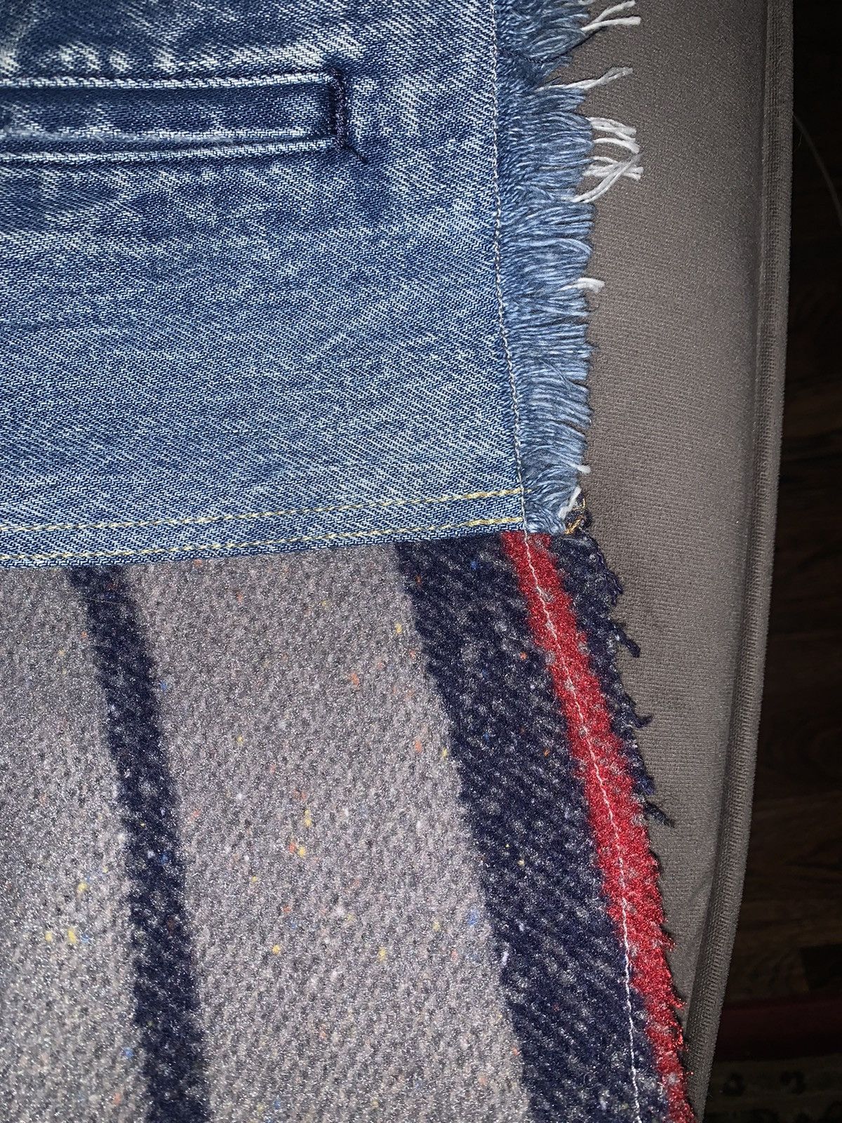 Levi's *RARE* New Levi’s Premium Big E Blanket Back Denim Jacket Size US XL / EU 56 / 4 - 13 Thumbnail