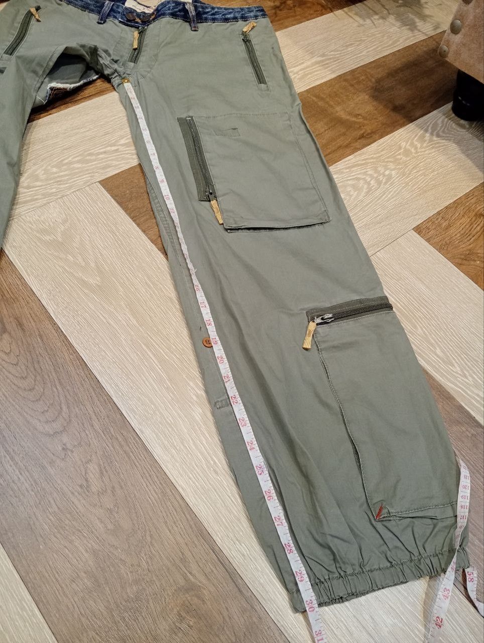 Japanese Brand ROMP LOW RISE MULTIPOCKET PARACHUTE PANTS Size 35" - 12 Thumbnail