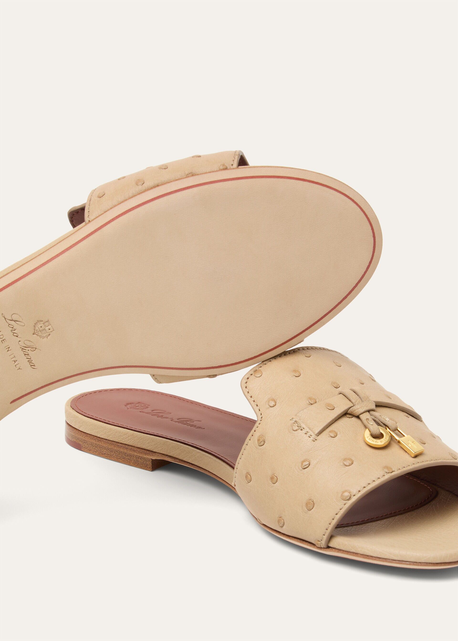 Loro Piana os11x0326 FAL0468 Summer Charms Sandals in Orix/Sun Gold Size US 9 / IT 39 - 4 Thumbnail