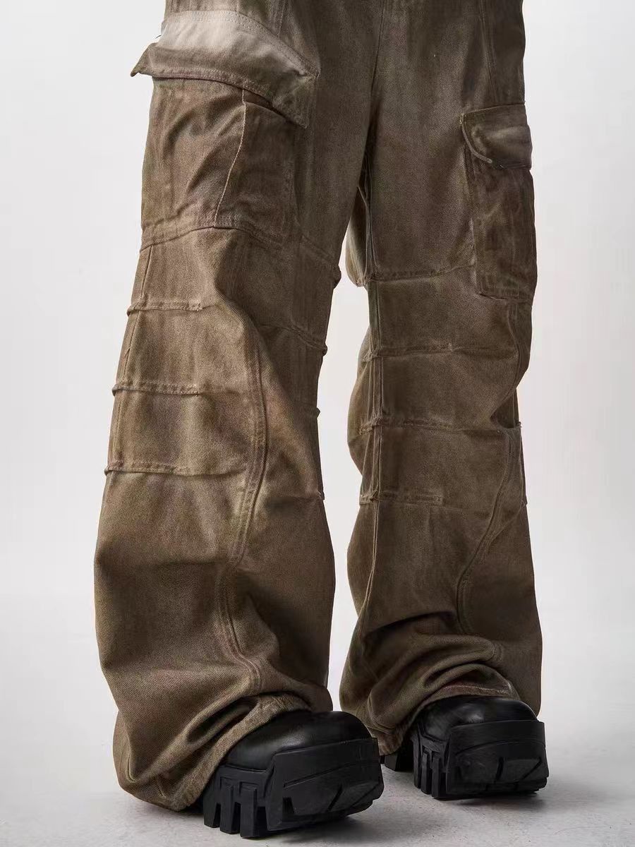 Japanese Brand × Vintage Vintage Heavyweight Washed Pleated Workwear Casual Pants Size US 30 / EU 46 - 5 Thumbnail