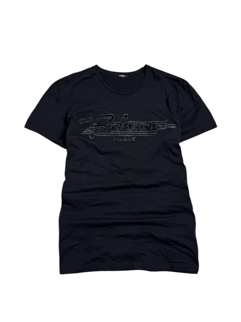 Balmain × Pierre Balmain Balmain logo t shirt black/gold XXL sz Size US XXL / EU 58 / 5 - 1 Thumbnail