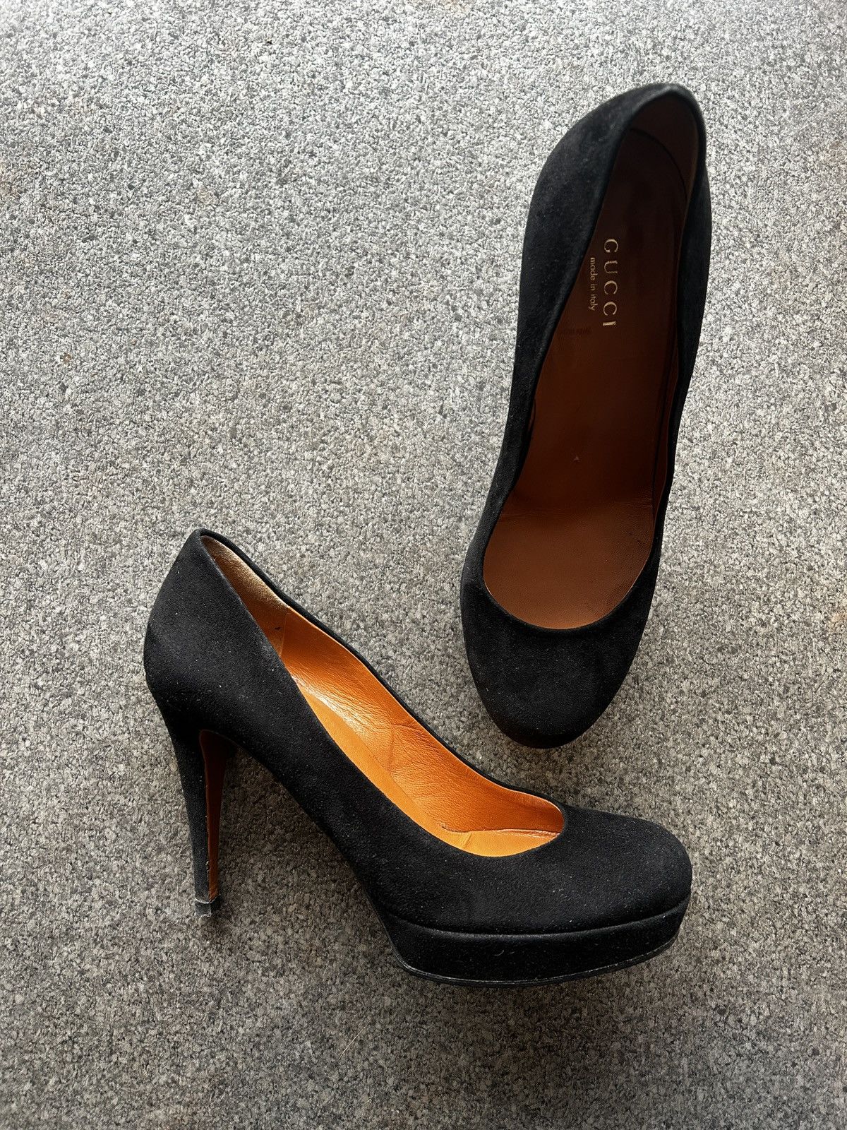 Gucci Gucci Leather Suede Heels Size US 6.5 / IT 36.5 - 15 Thumbnail