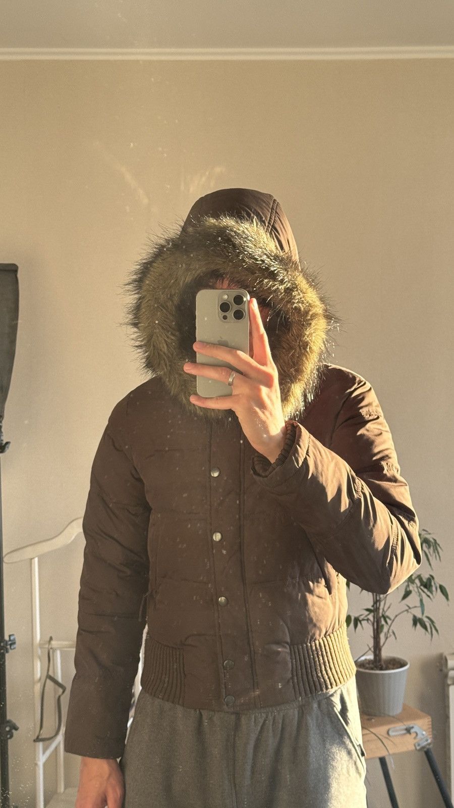 Japanese Brand Crazy Y2K faux fur hood jacket Playboi Carti LGB Goa styled Size US S / EU 44-46 / 1 - 9 Thumbnail