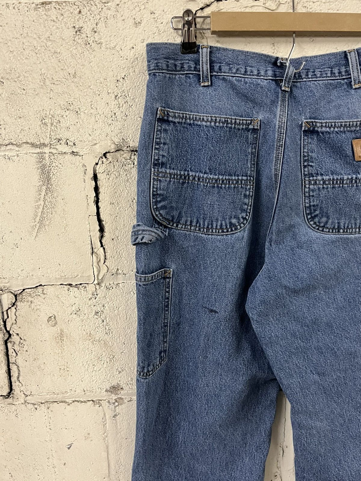 Carhartt Carhartt carpanter cargo denim pants baggy faded workwear Size US 30 / EU 46 - 4 Thumbnail