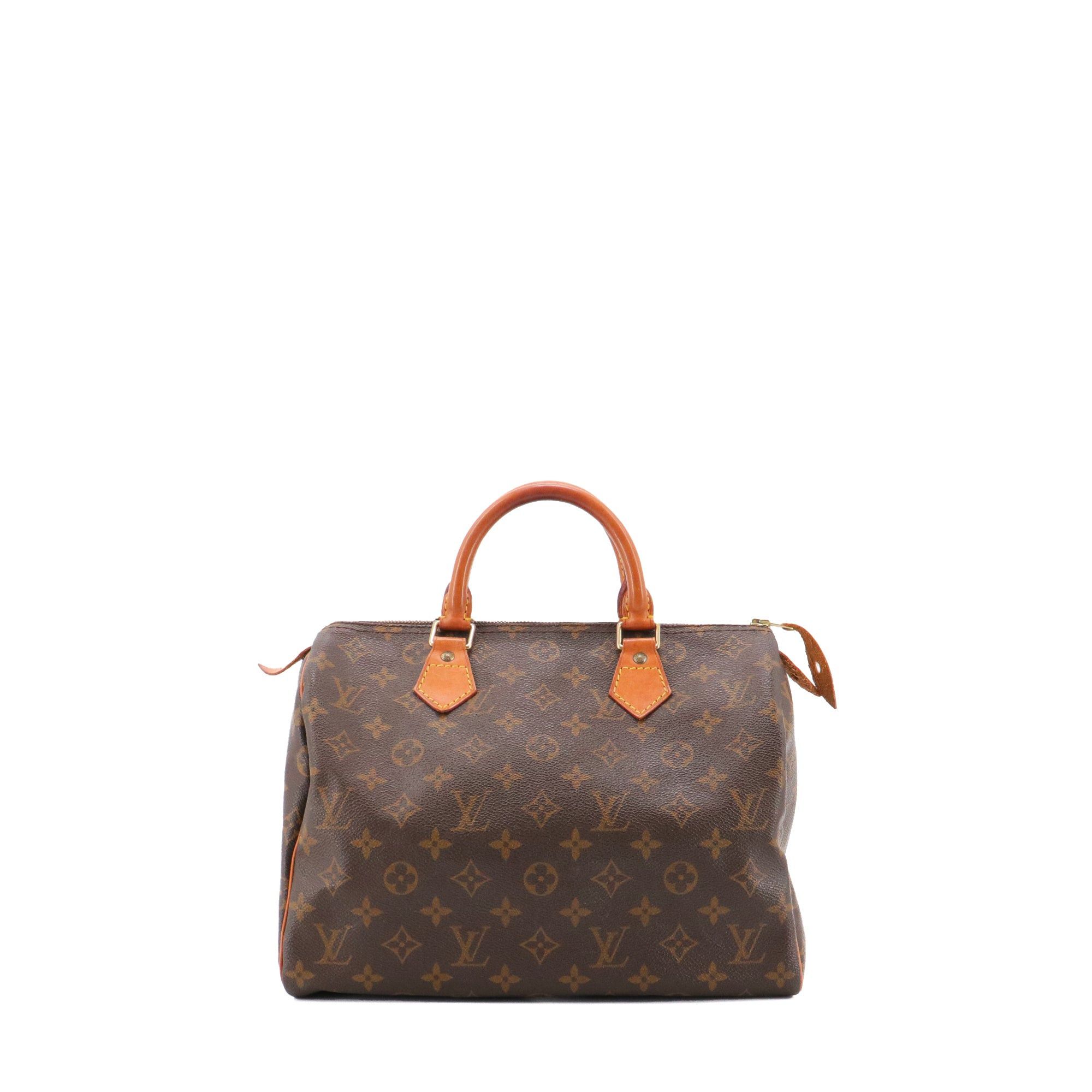 Louis Vuitton LOUIS VUITTON - Louis Vuitton Speedy 30 handbag in vintage monogrammed canvas Size ONE SIZE - 1 Thumbnail