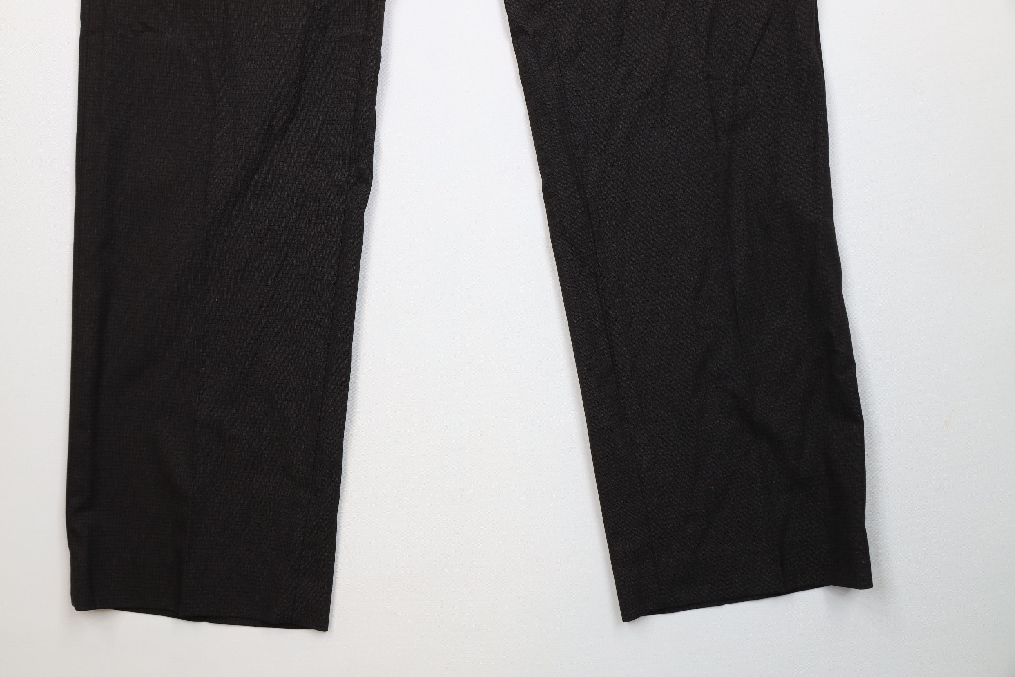 Ralph Lauren Vintage Ralph Lauren Knit Wide Leg Chino Pants Brown Plaid Size US 36 / EU 52 - 4 Thumbnail