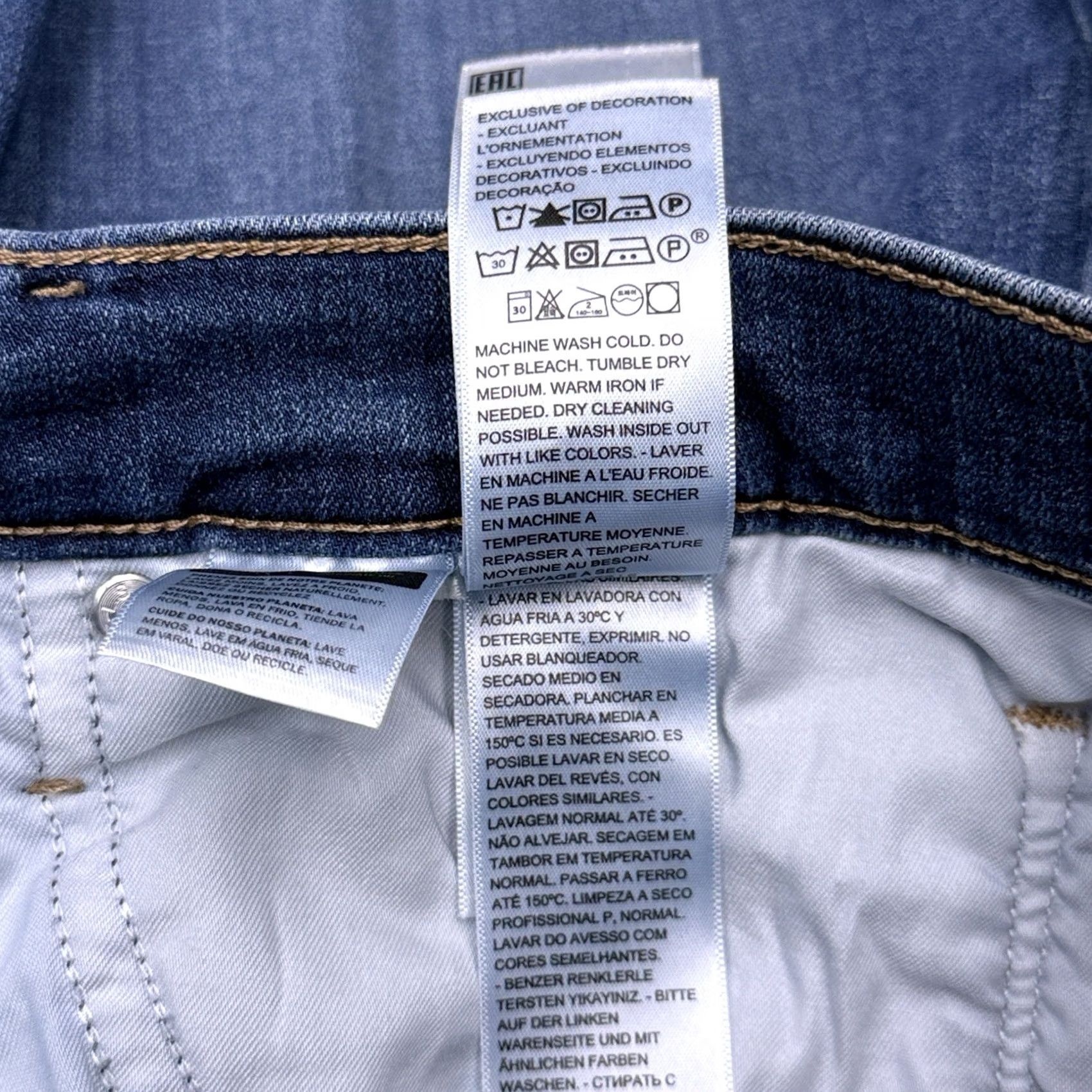Levi's Levi's 311 Shaping Skinny Jeans Womens 31 Mid Rise Slim Denim Blue 5-Pocket Size 24" / US 00 / IT 34 - 7 Thumbnail