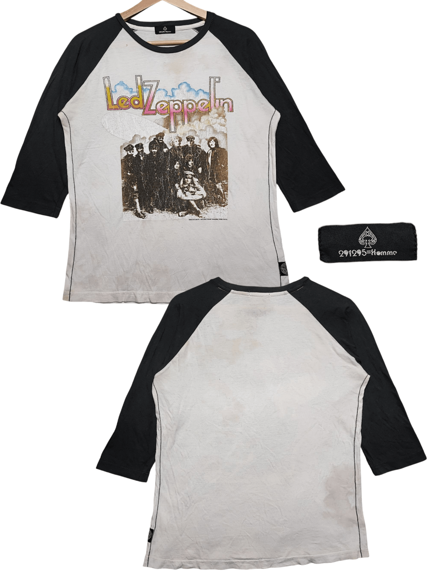 Japanese Brand Vintage 291295 Homme Collective Led Zeppelin Size US M / EU 48-50 / 2 - 1 Thumbnail