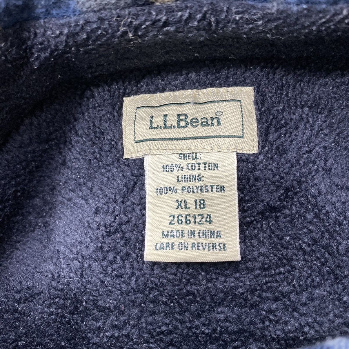 L.L. Bean LL BEAN USA Check Tartan Button Up Long Sleeve Casual Blue Size US XL / EU 56 / 4 - 5 Thumbnail