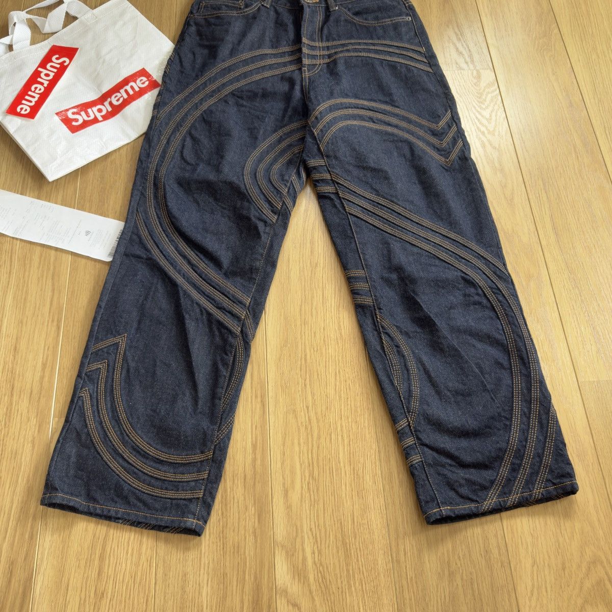 Supreme Supreme S-Logo Rigid baggy jeans - 30 Size US 30 / EU 46 - 8 Thumbnail