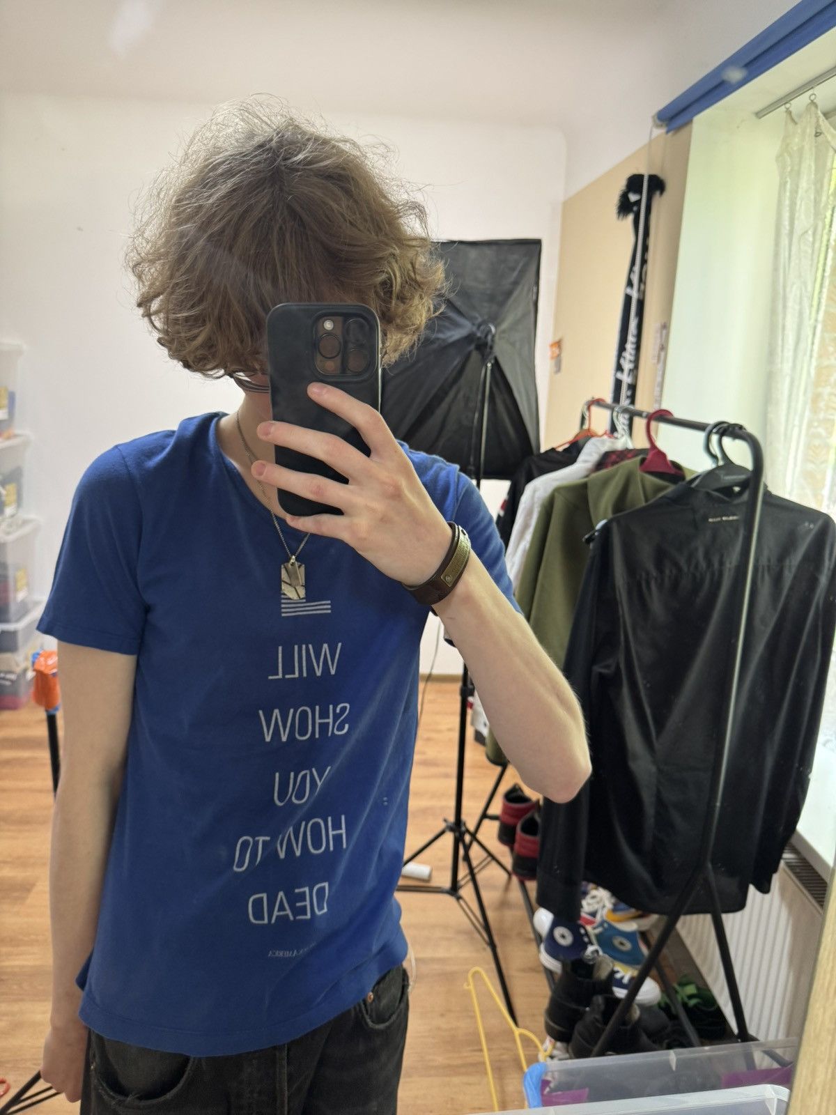 Japanese Brand Lad Musician “Black America” tee Avantgarde Japanese style Size US S / EU 44-46 / 1 - 11 Thumbnail