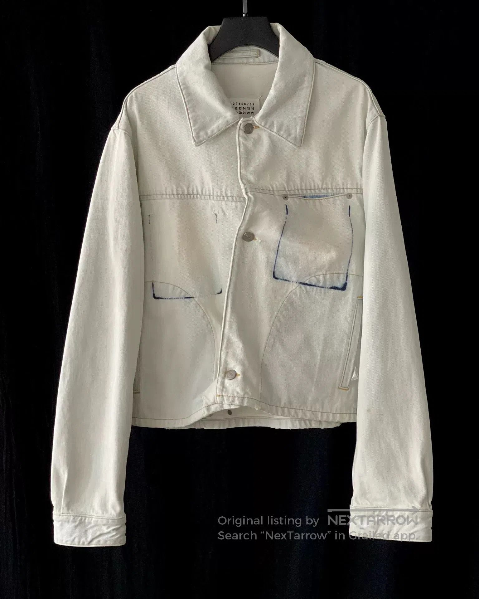 Maison Margiela Maison Margiela Distressed Denim Jacket for Men. Size US M / EU 48-50 / 2 - 1 Thumbnail