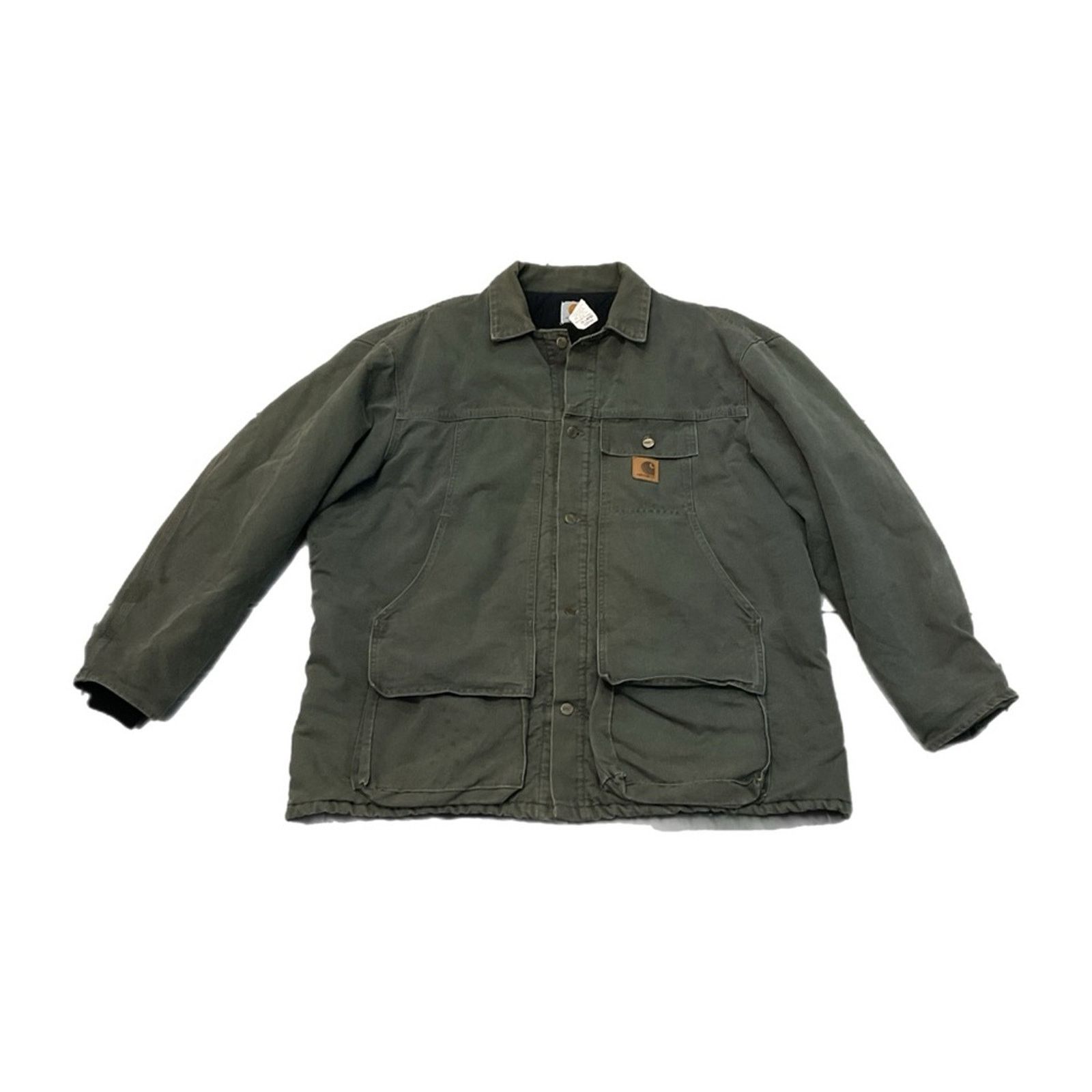 Carhartt Vintage Carhartt Duck Quilt Lined Green Jacket Size US XXL / EU 58 / 5 - 1 Thumbnail
