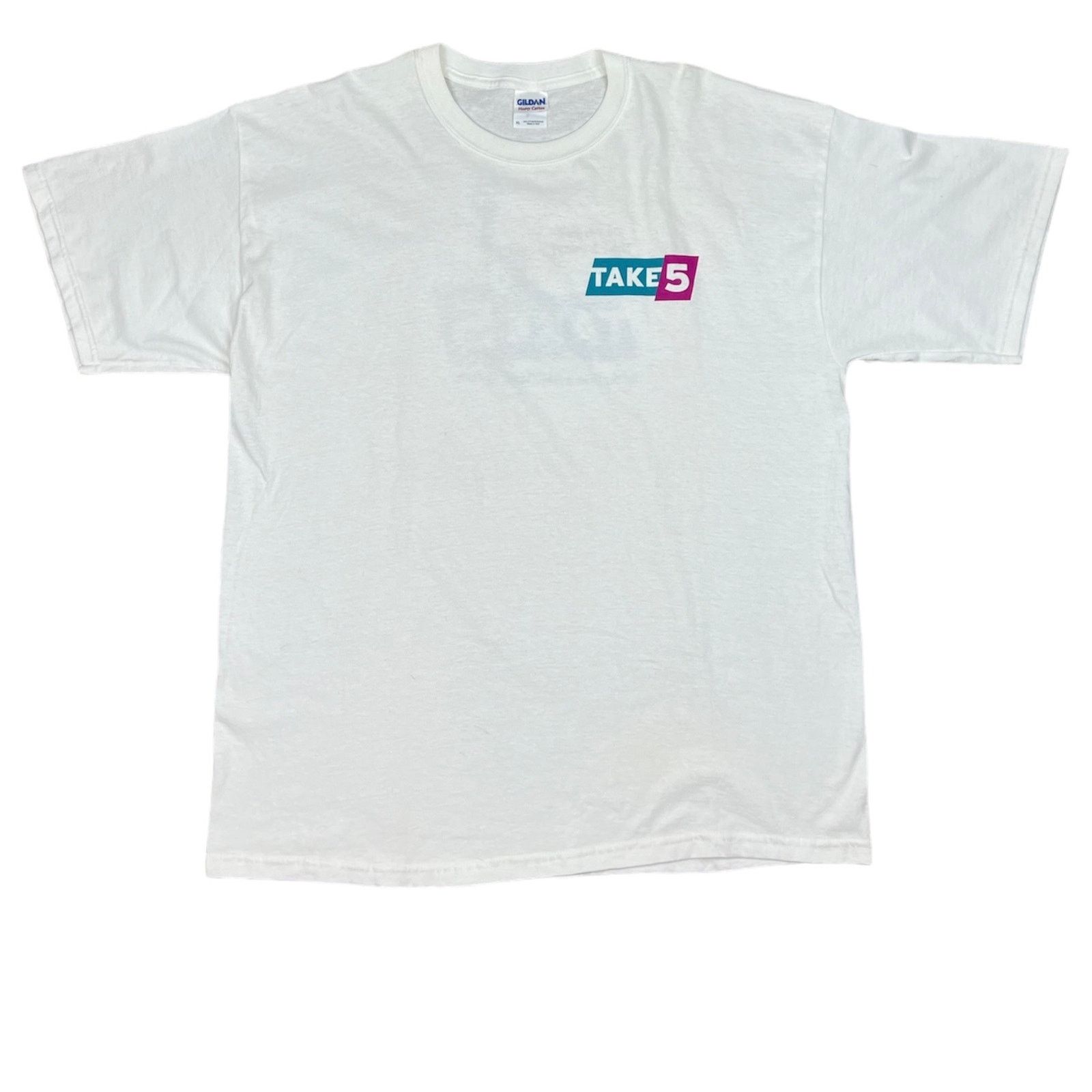 Gildan Vintage Take 5 Lotto Lottery Promo Tee Size US XL / EU 56 / 4 - 1 Thumbnail
