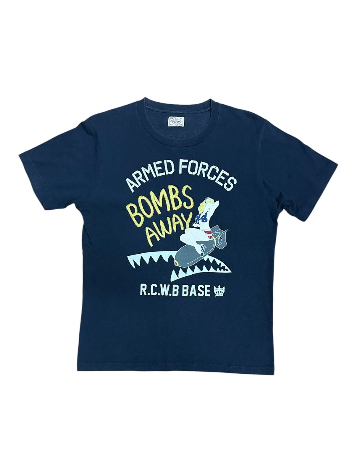 Japanese Brand Rodeo Crowns Armed Forces T-Shirt Size US M / EU 48-50 / 2 - 1 Thumbnail