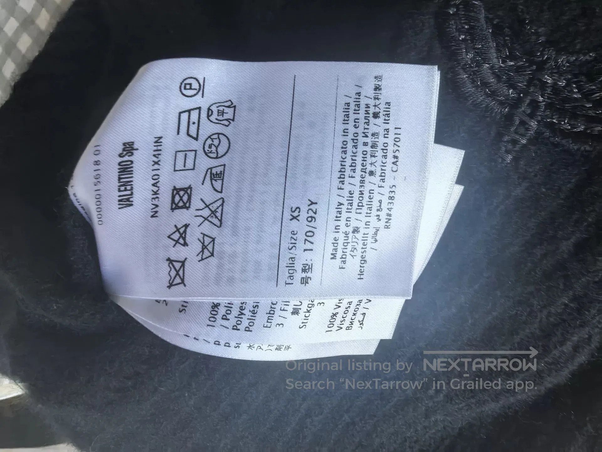 Valentino Valentino Black Knit Cardigan XS. Size US XS / EU 42 / 0 - 5 Thumbnail