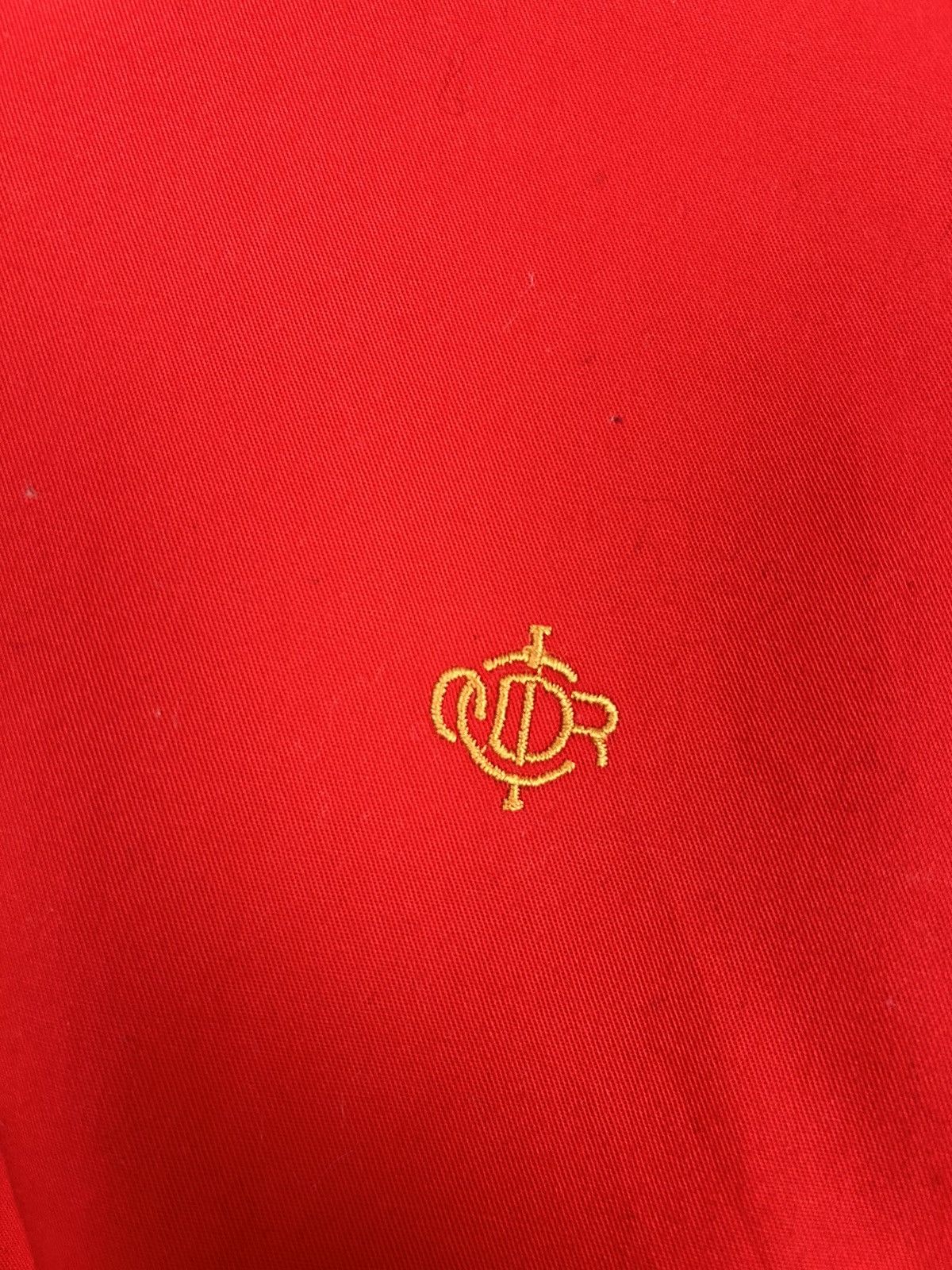 Christian Dior Monsieur Vintage Christian Dior Monsieur Red Logo Shirt Button 90s Size US M / EU 48-50 / 2 - 4 Thumbnail