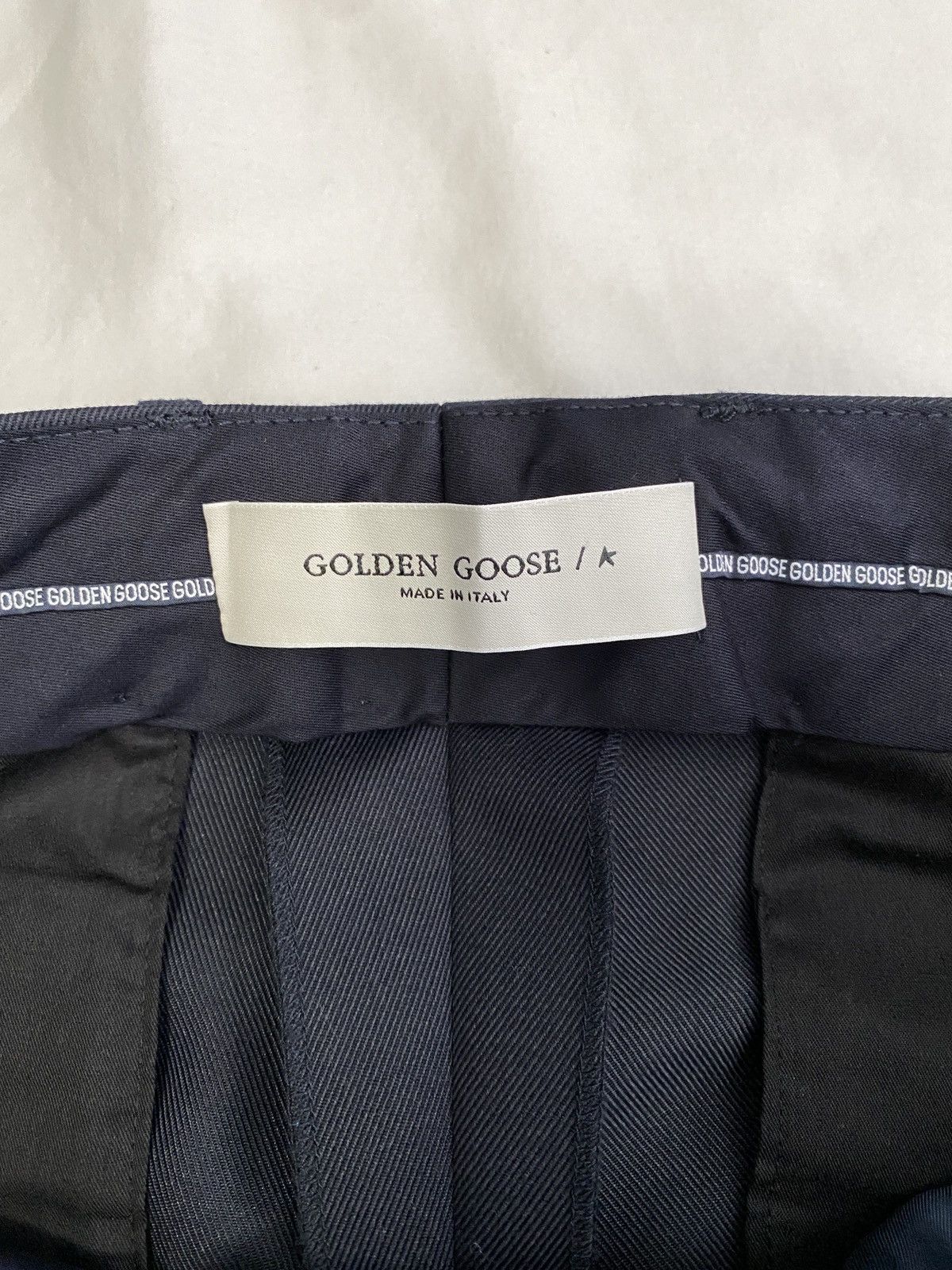 Golden Goose Golden Collection - Navy Tapered Trousers - Golden Goose Size US 34 / EU 50 - 4 Thumbnail