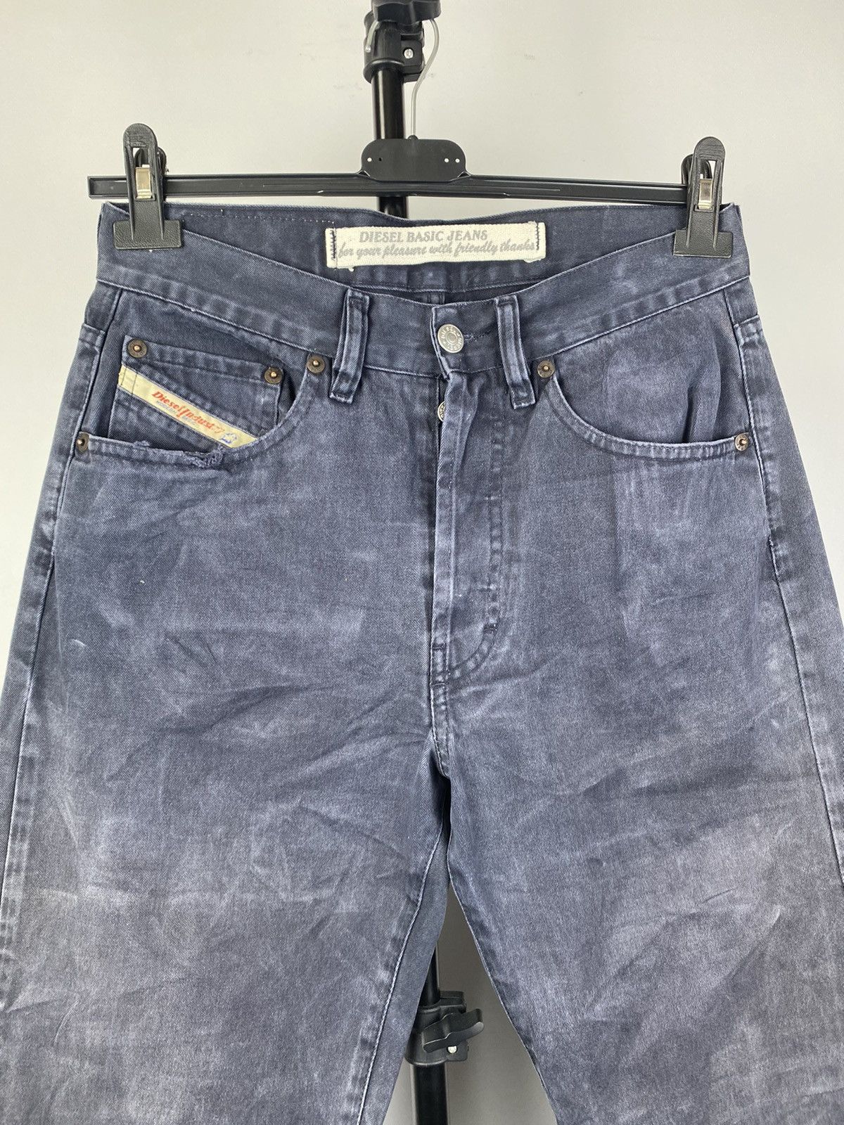 Diesel 🔥PUNK DIESEL WASHED FADED DISTRESSED CHINO PANTS 29 Mens y2k Size US 29 - 4 Thumbnail