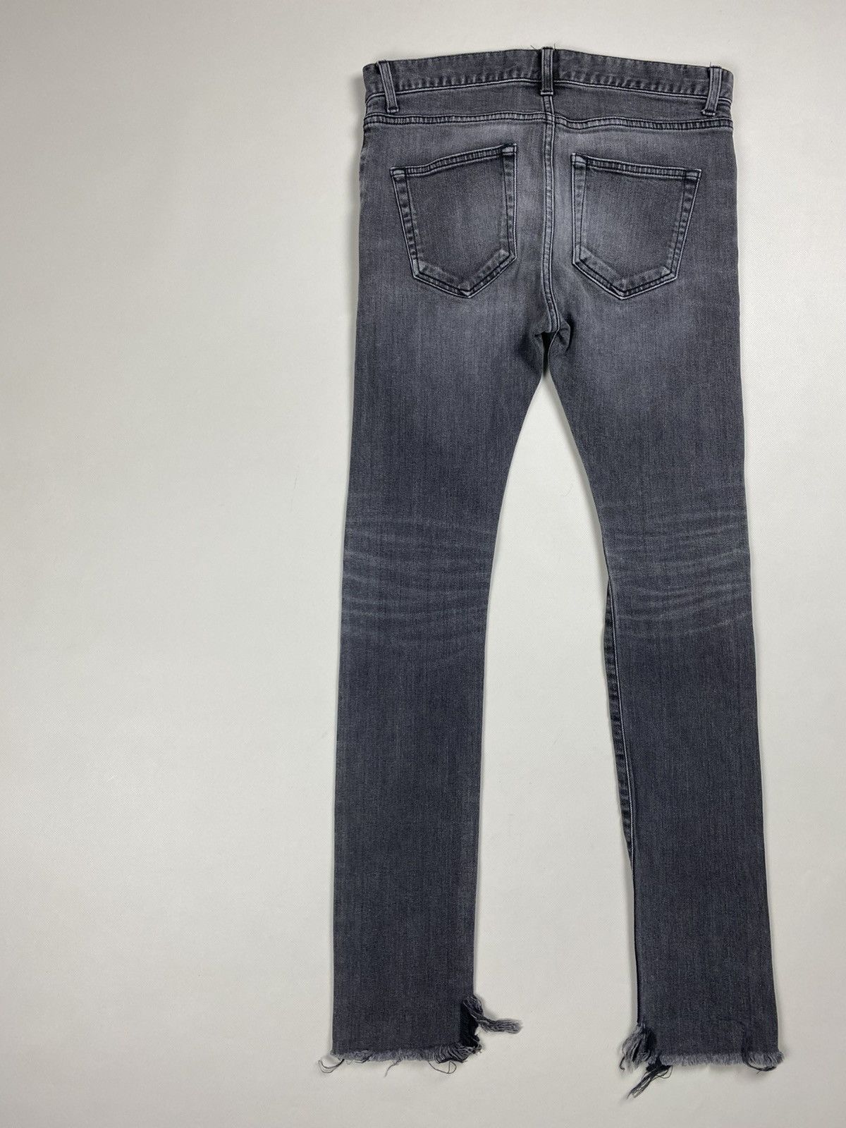 Balenciaga Balenciaga ladies distressed denim skinny biker jeans Size 28" / US 6 / IT 42 - 18 Thumbnail