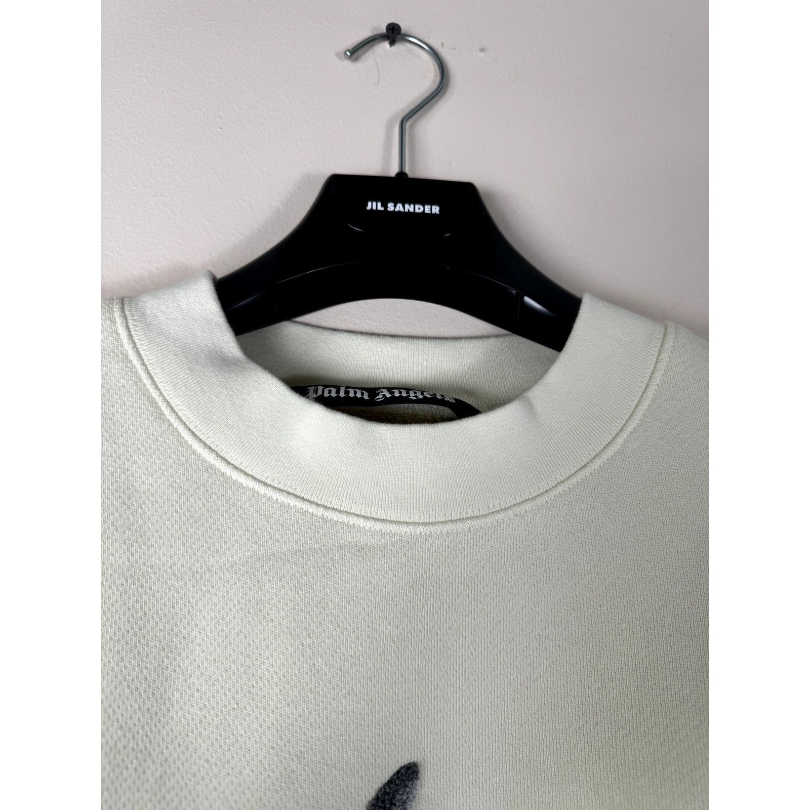 Palm Angels o1rshd1 Shark Crewneck Butter Sweatshirt in Grey Size US XL / EU 56 / 4 - 7 Thumbnail
