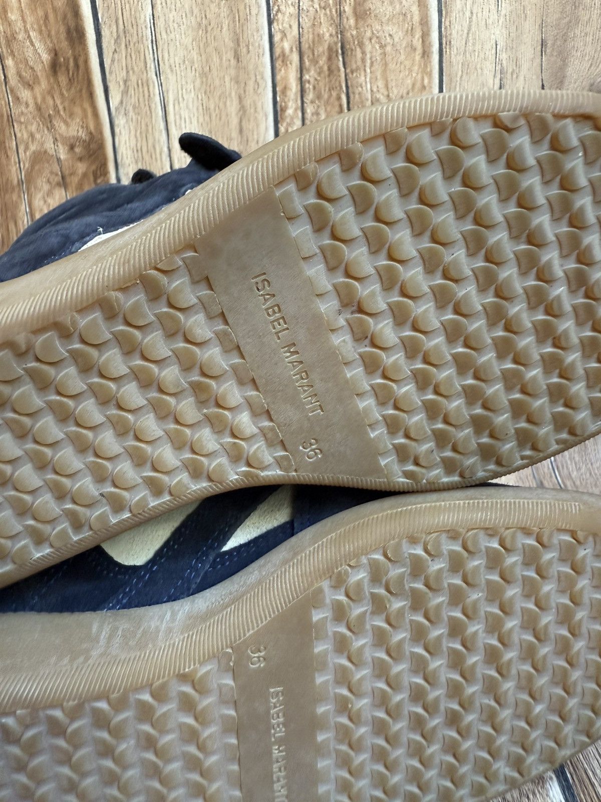 Isabel Marant × Isabel Marant Etoile × Vintage Suede bekett wedge sneakers Size US 6 / IT 36 - 14 Thumbnail