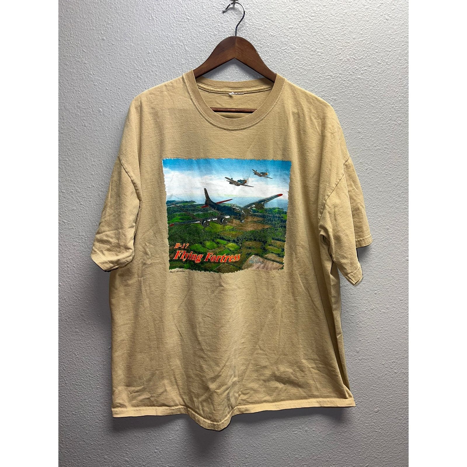 Vintage Vintage B-17 Flying Fortress Shirt Air Force Plane VTG XL Size US XL / EU 56 / 4 - 1 Thumbnail