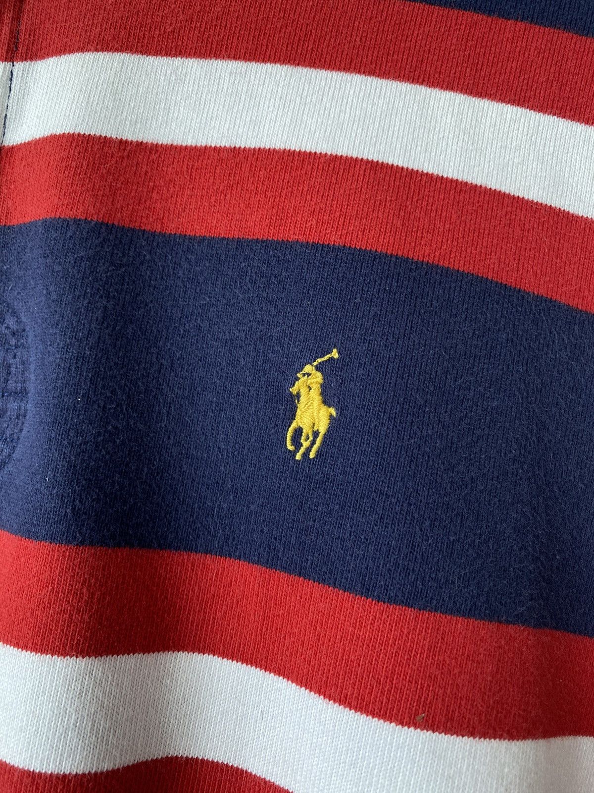 Polo Ralph Lauren Vintage 00’s Polo Ralph Lauren Stripe Rugby Shirt✨ Size US L / EU 52-54 / 3 - 5 Thumbnail