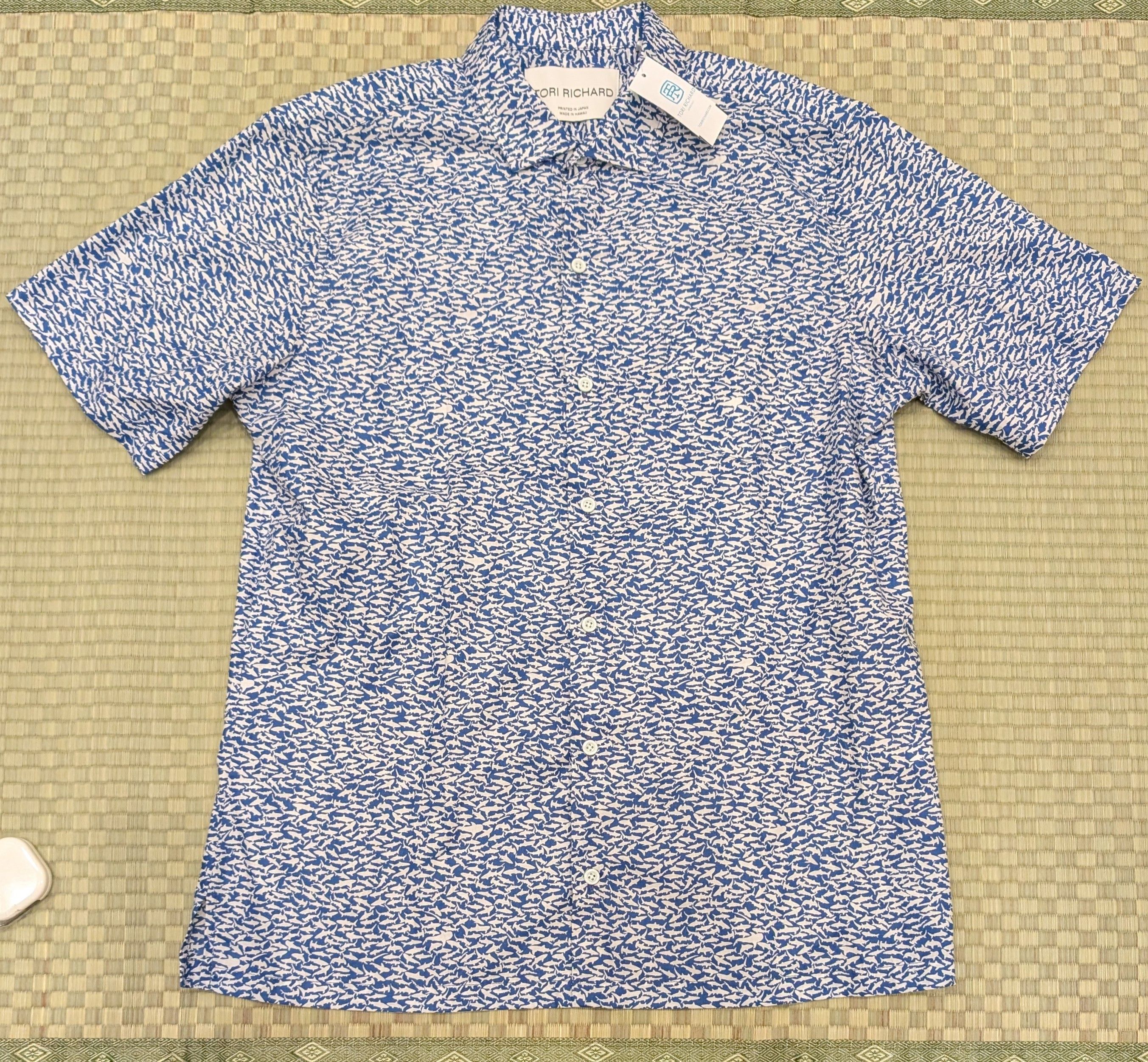 Tori Richard NWT Tori Richard Shark Tank Marina Hawaiian Shirt Size US M / EU 48-50 / 2 - 1 Thumbnail