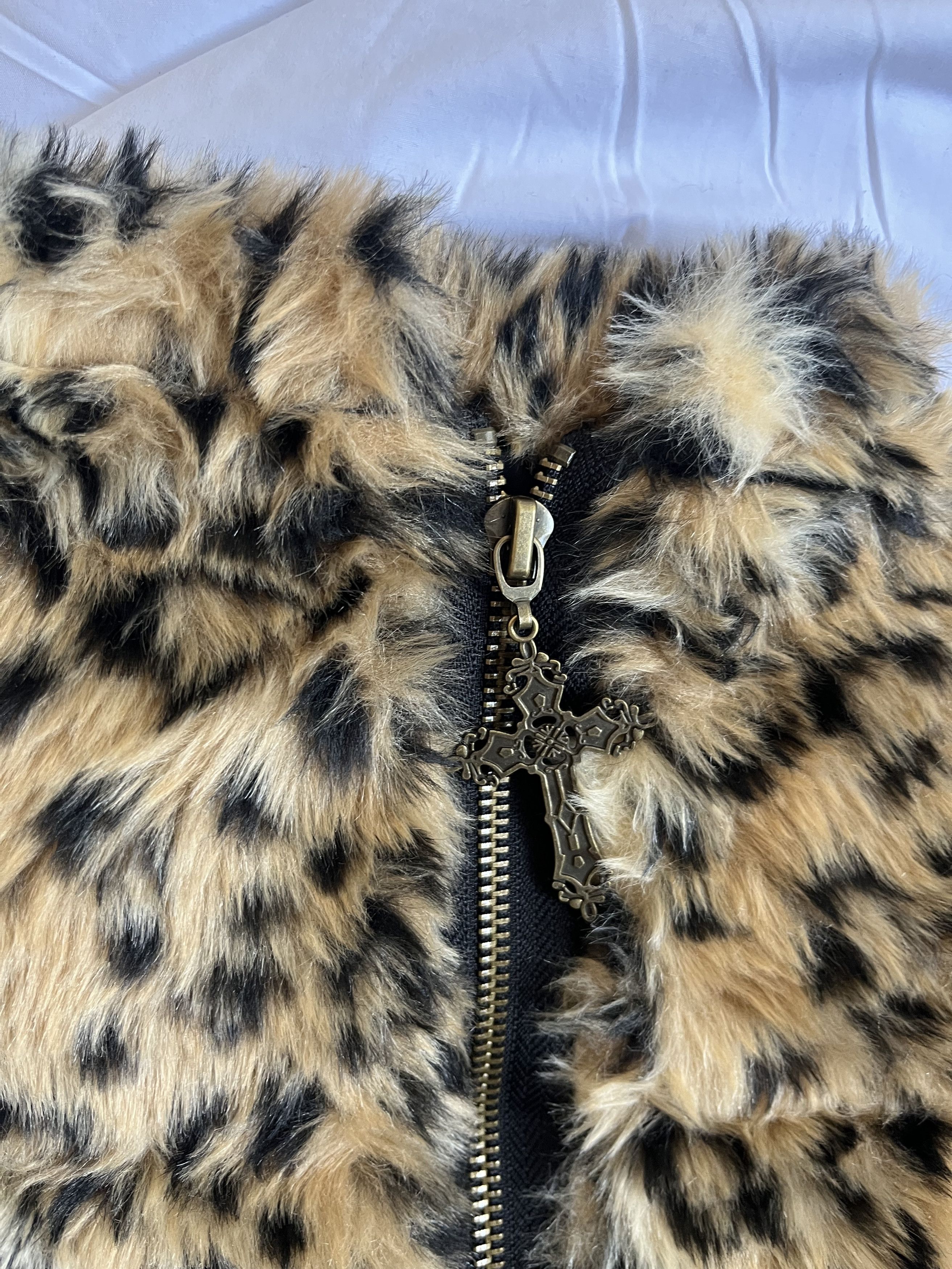 Vintage Gyaru Girl cheetah leg warmers Size ONE SIZE - 2 Thumbnail