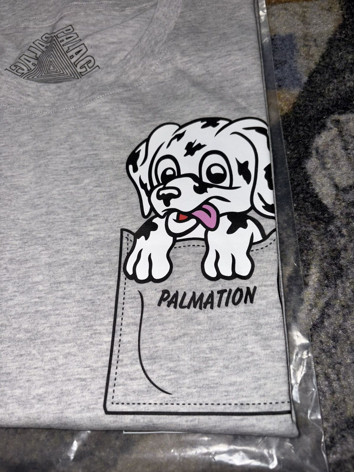 Palace Palace Palmation T-Shirt Grey Size US XL / EU 56 / 4 - 2 Thumbnail