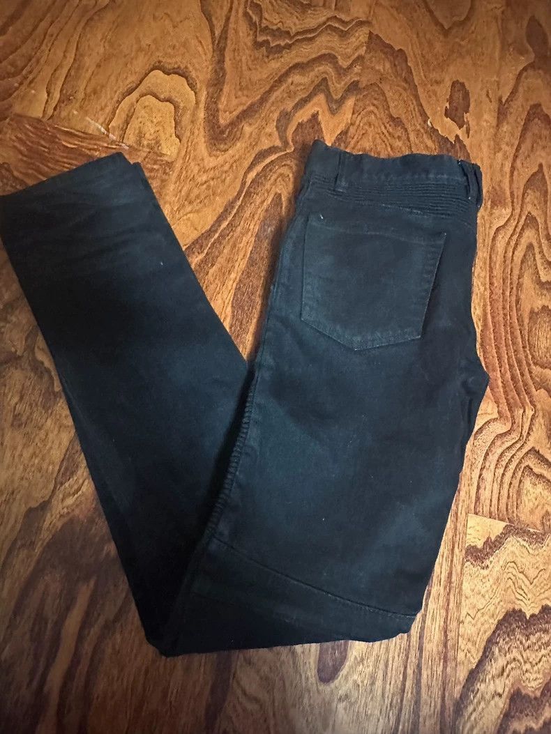 Balmain balmain men's low-rise fitted jeans-2508 Size US 29 - 4 Thumbnail