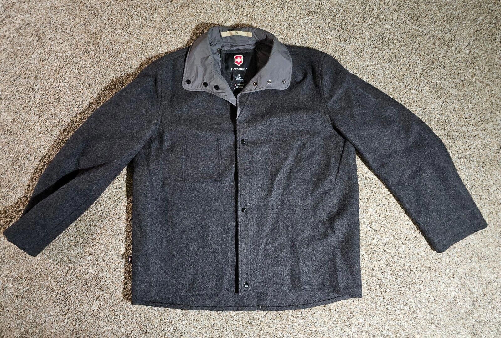 Designer Victorinox wool jacket shirt open arm pits Medium Size US M / EU 48-50 / 2 - 1 Thumbnail