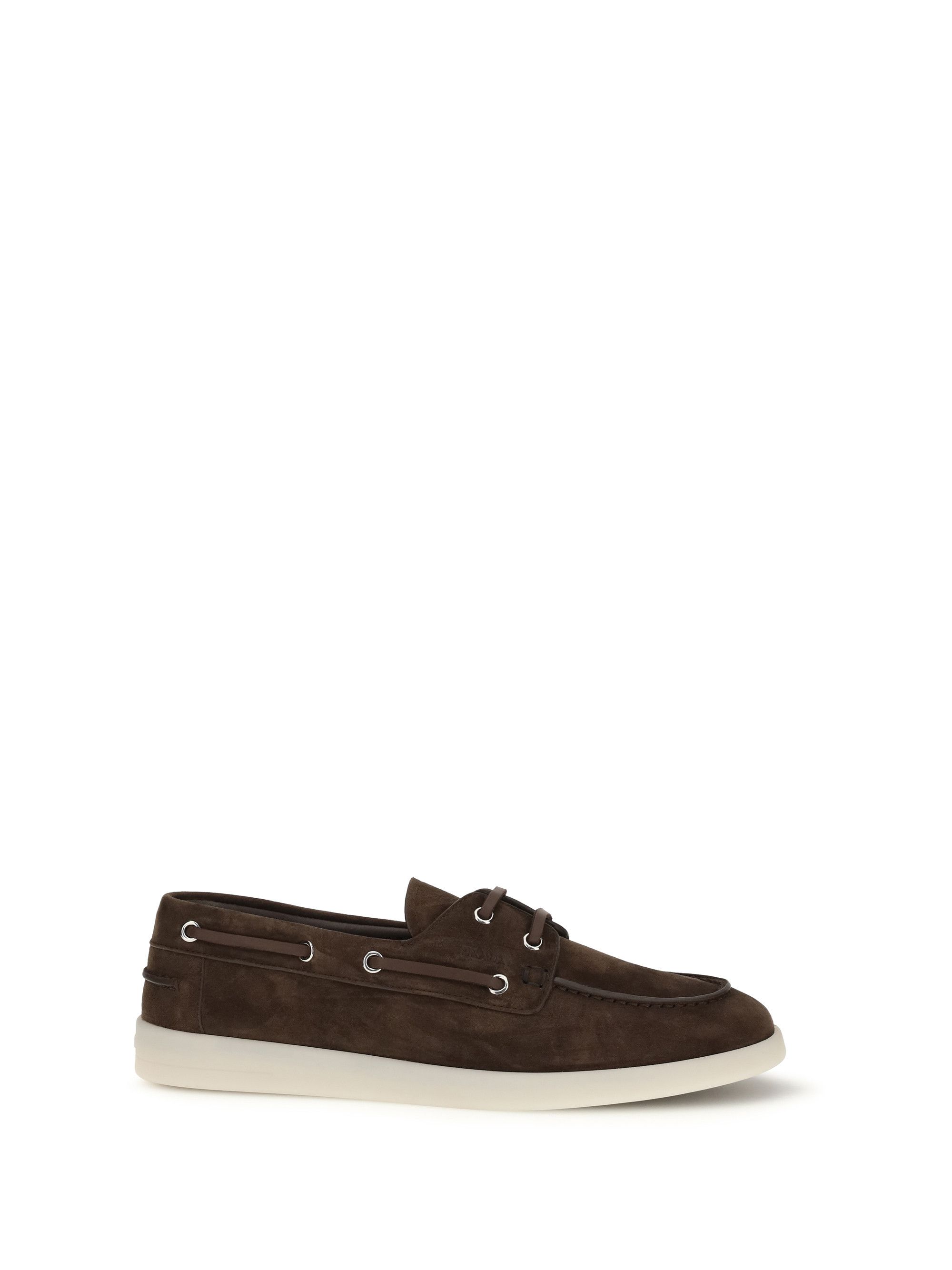 Prada Suede boat Loafers Size US 9 / EU 42 - 1 Thumbnail