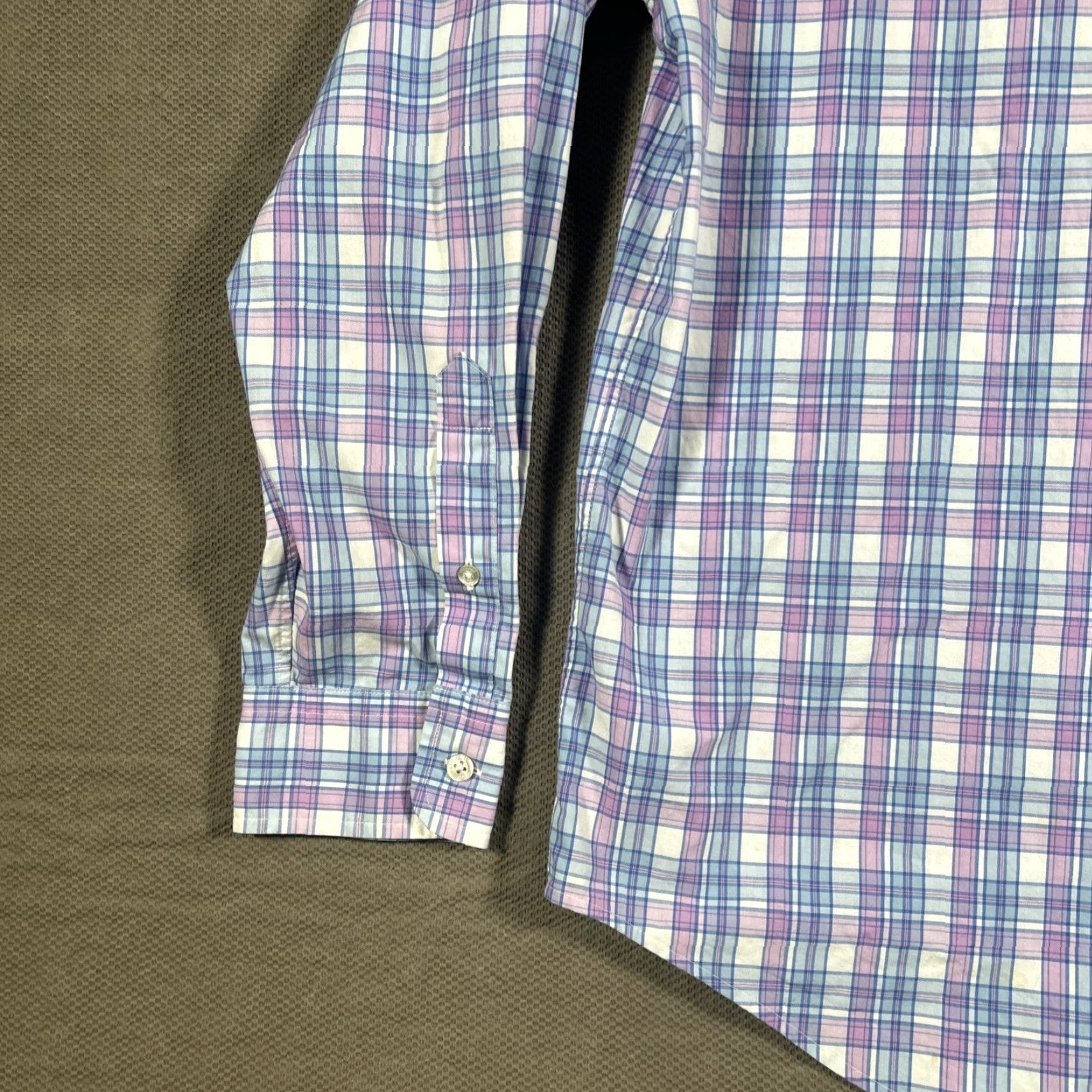 Vineyard Vines Vineyard Vines Tucker Shirt Classic Fit Mens Button-Up Plaid Long Sleeve XL Purple Size US XL / EU 56 / 4 - 6 Thumbnail