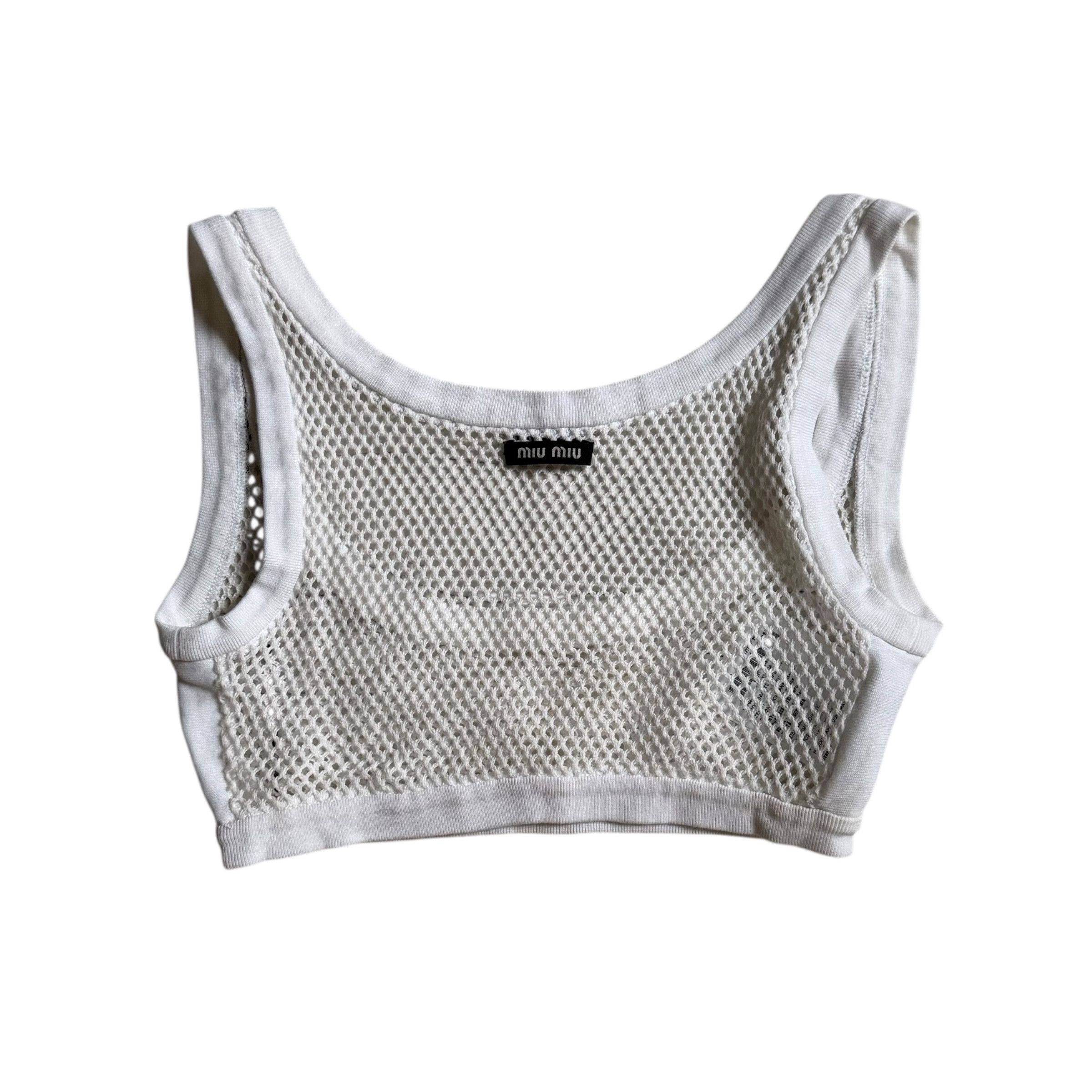 Miu Miu MIU MIU CROP TOP Size S / US 4 / IT 40 - 2 Thumbnail