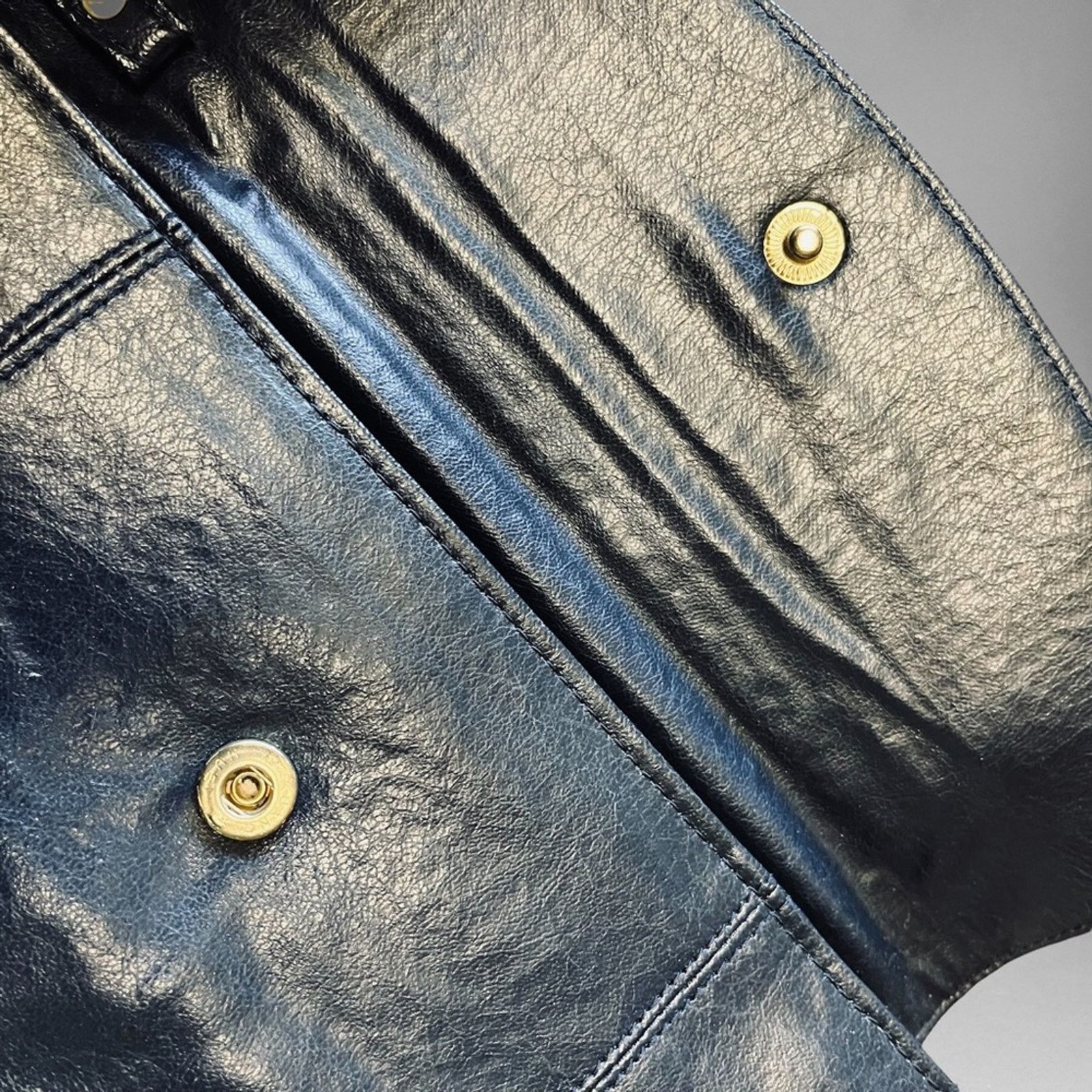 Other Vintage MCI Zip Up Leather Clutch Purse Size ONE SIZE - 3 Thumbnail