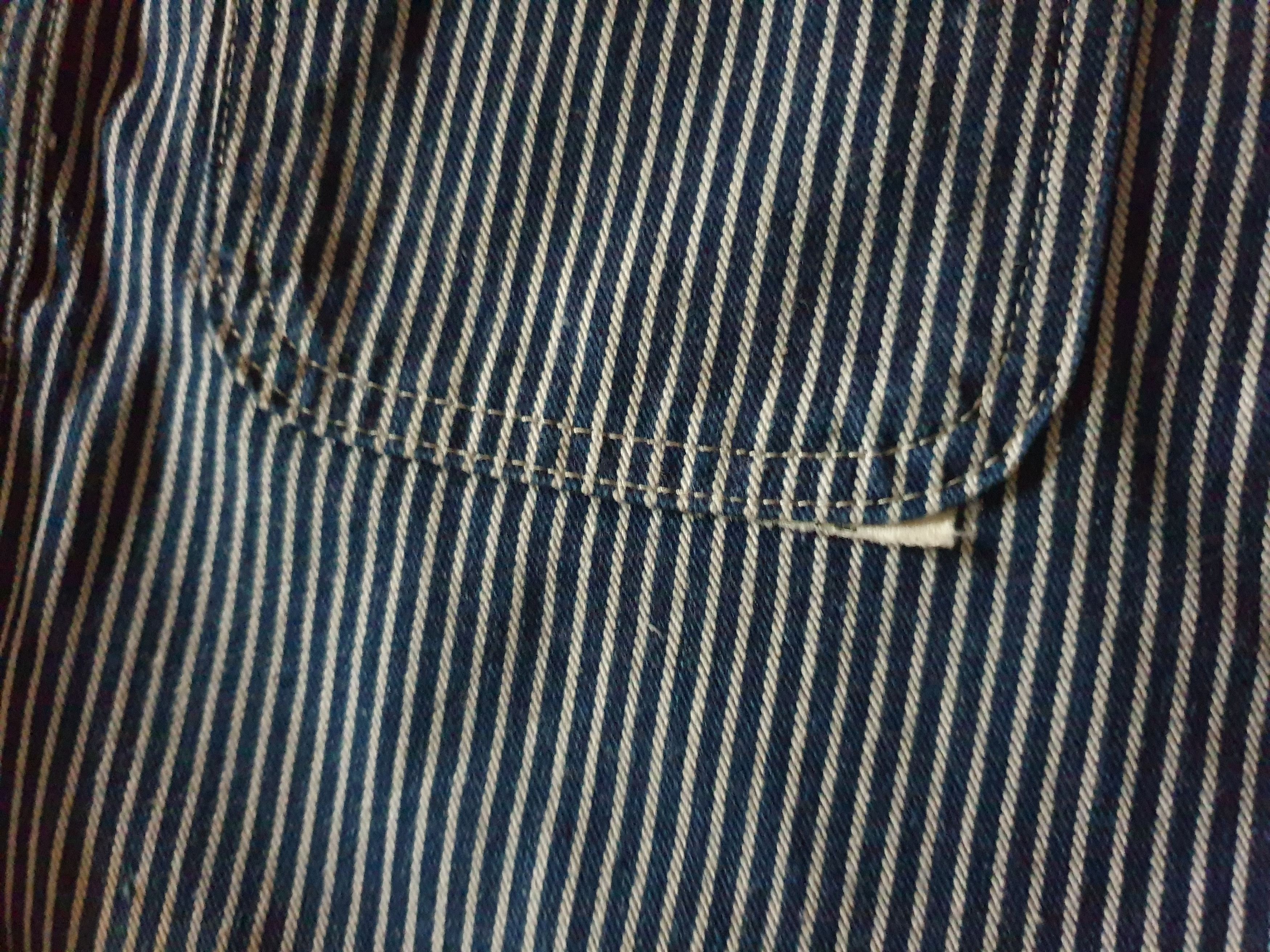 Sugar Cane 💥Sugarcane work stripe pullover shirt Size US M / EU 48-50 / 2 - 4 Thumbnail