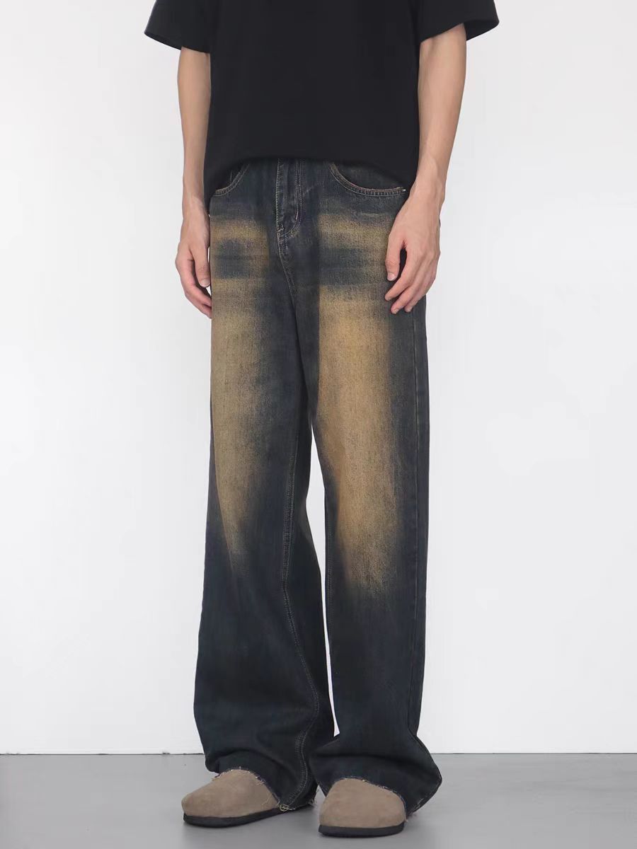 Designer × Jean Washed vintage street hip hop baggy jeans Size US 32 / EU 48 - 3 Thumbnail